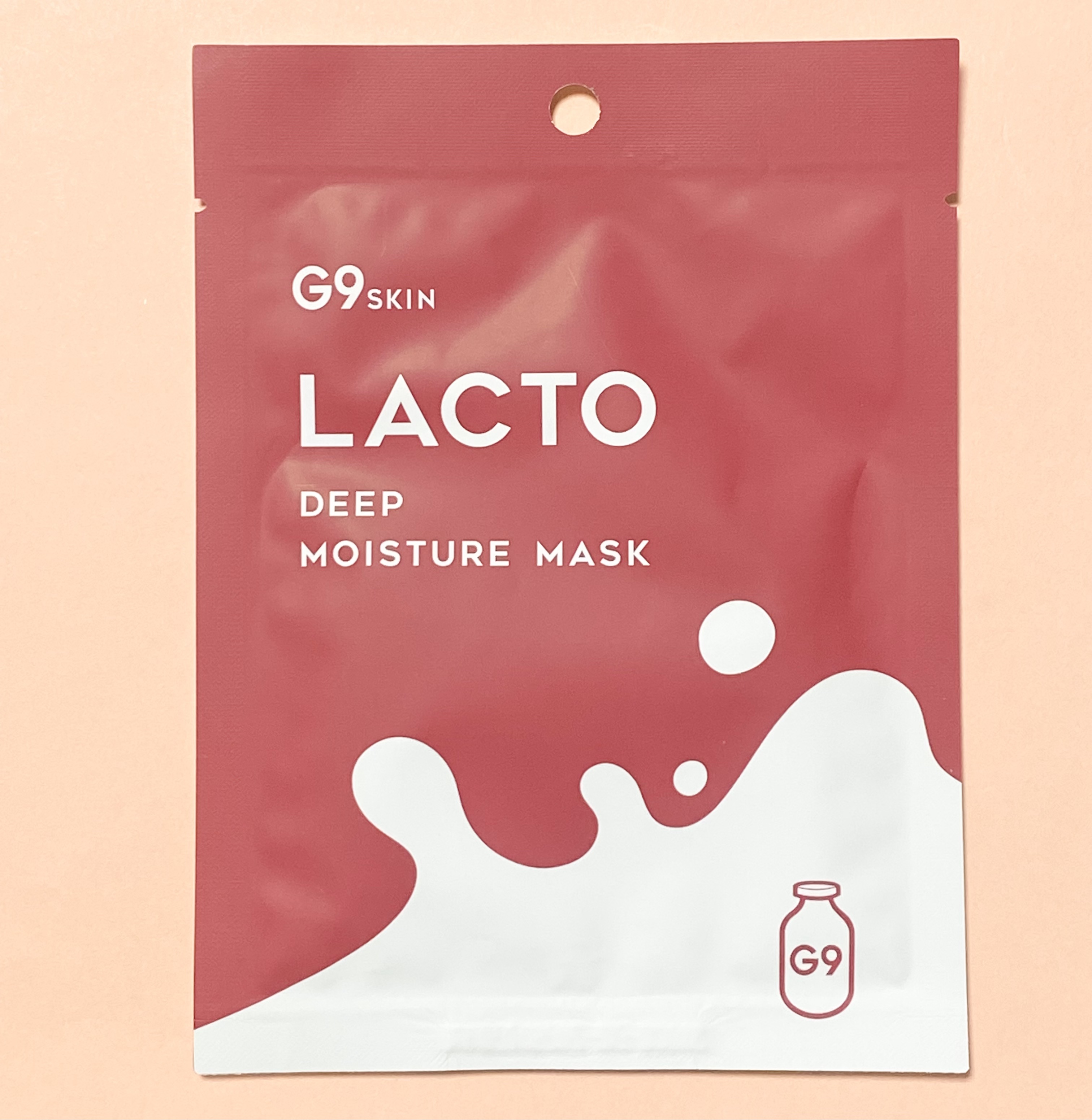 ラクトプラス ディープモイスチャーマスク/G9SKIN/シートマスク・パックを使ったクチコミ（1枚目）