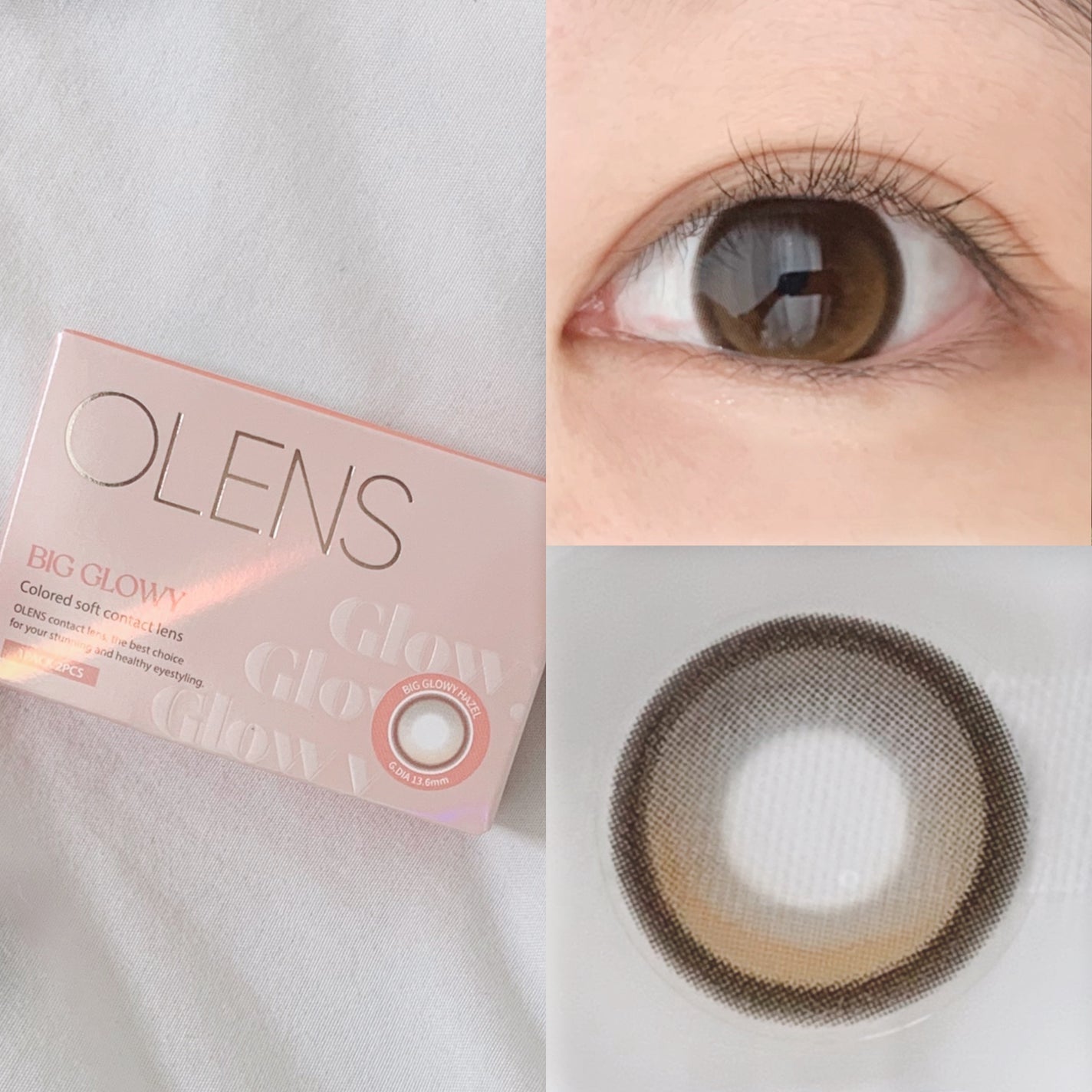 ビッグ グローイ 1Month/OLENS/1ヶ月(1MONTH)カラコンを使ったクチコミ(3枚目)