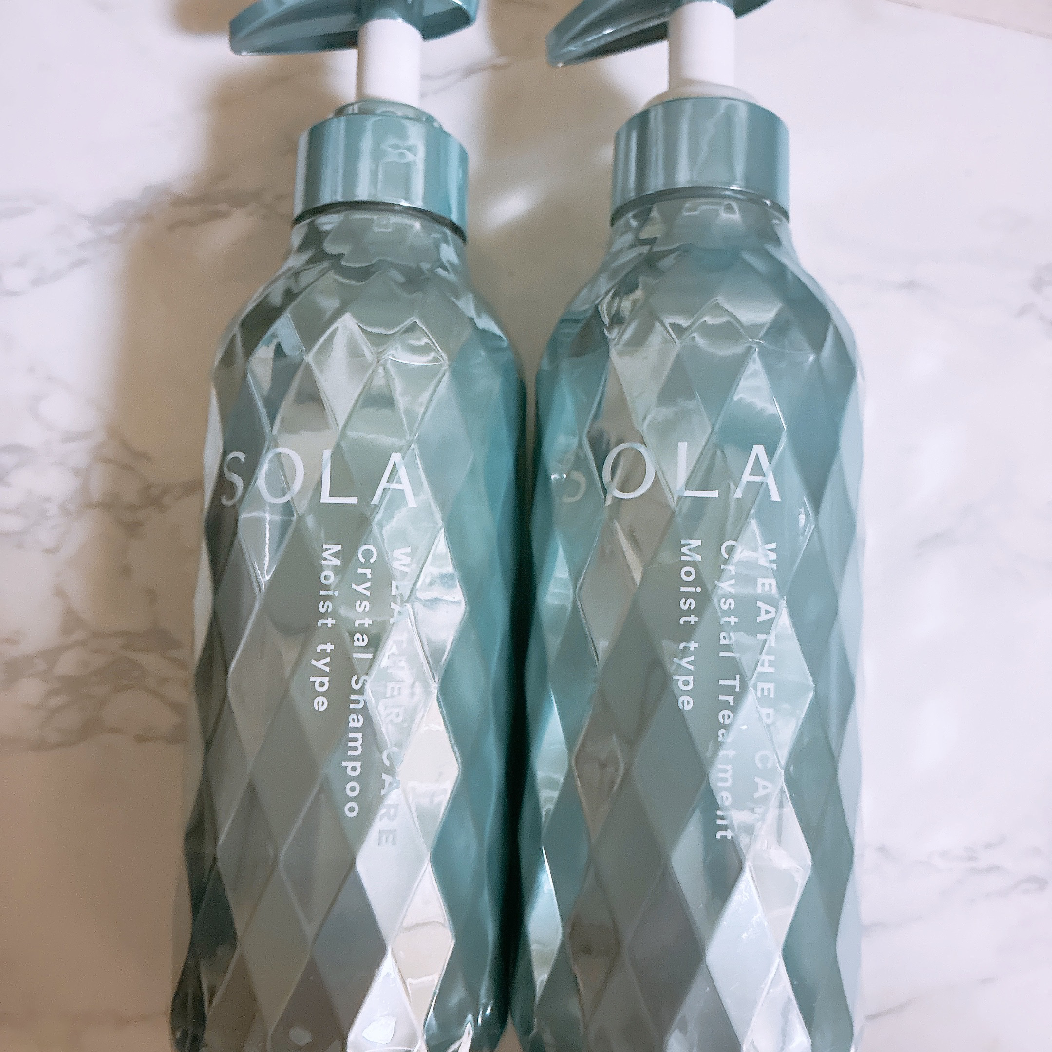 ソラ ウェザーケア クリスタル シャンプー/ヘアトリートメント モイストタイプ/SOLA WEATHER CARE/市販シャンプーを使ったクチコミ（1枚目）