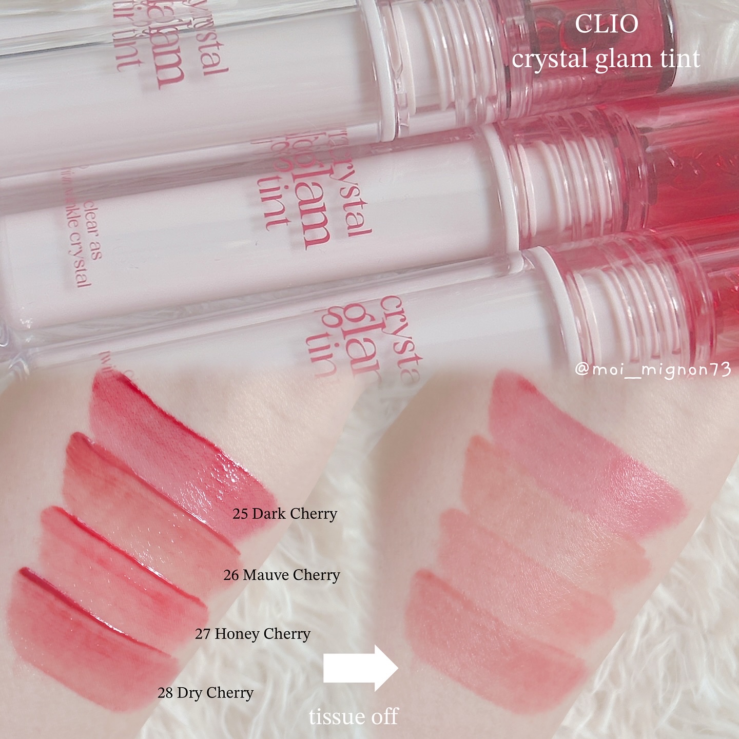 クリスタル グラム ティント/CLIO/リップティントを使ったクチコミ（3枚目）