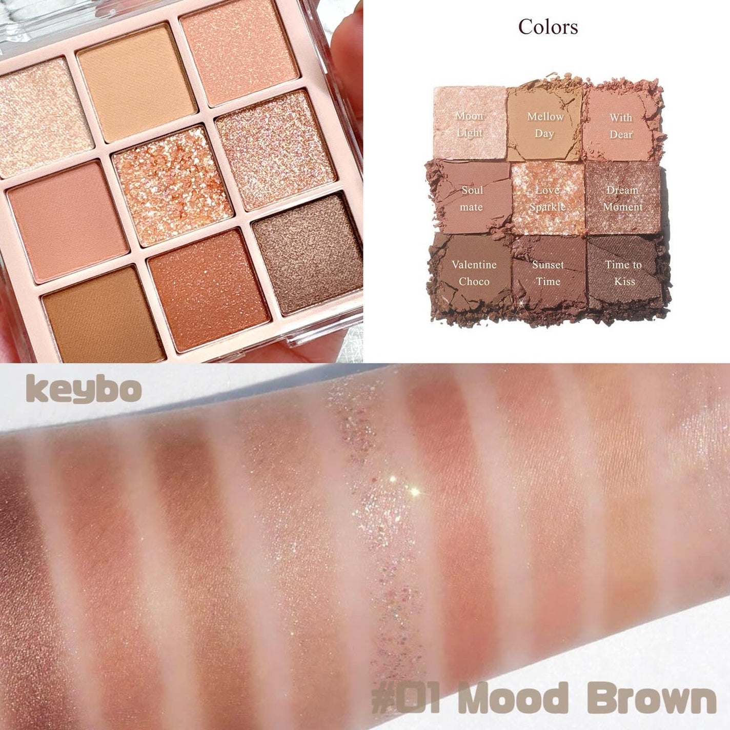 FALL IN LOVE アイシャドウパレット/keybo/アイシャドウパレットを使ったクチコミ(1枚目)