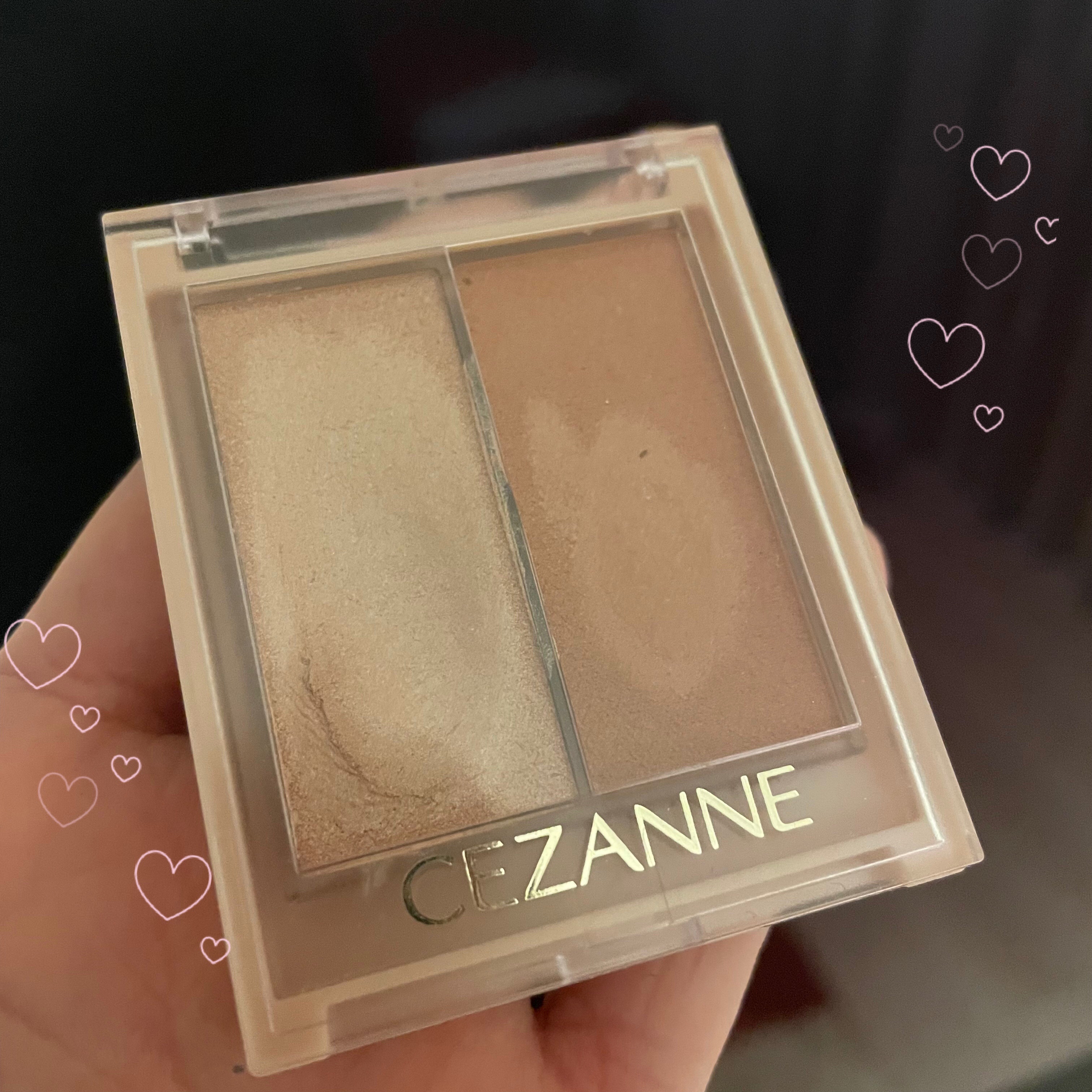 フェイスグロウカラー/CEZANNE/クリームハイライトを使ったクチコミ（1枚目）