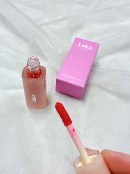 ポッピングバルーンティント/Laka/リップティントを使ったクチコミ(3枚目)