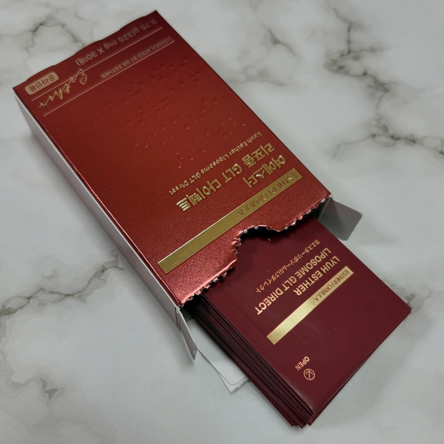 ヨエスターGLTダイレクトウルトラX/ESTHER FORMULA/美容サプリメントを使ったクチコミ（2枚目）