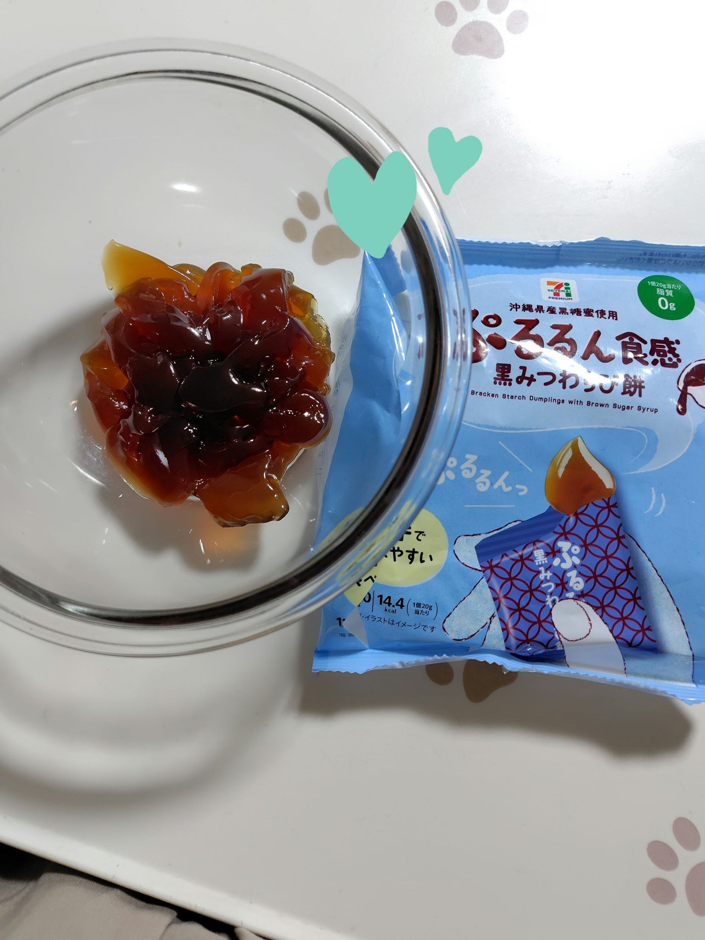 ひらり on LIPS 「どこの誰かから、いつ貰ったのか分からない、コンビニの黒蜜わらび..」(2枚目)