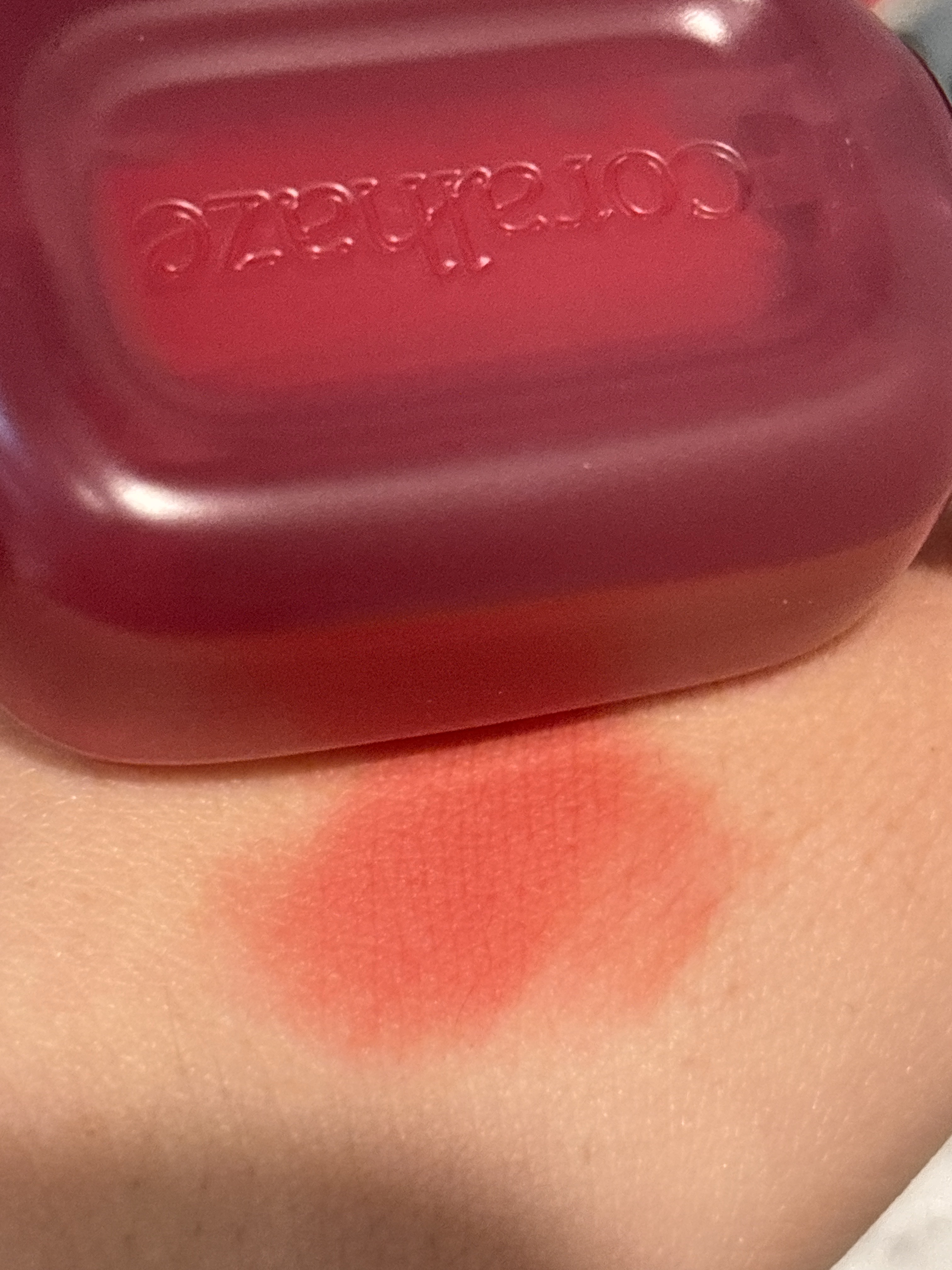 ベア ベルベット ティント 303 グアバコーラル/Coralhaze/リップティントを使ったクチコミ（1枚目）