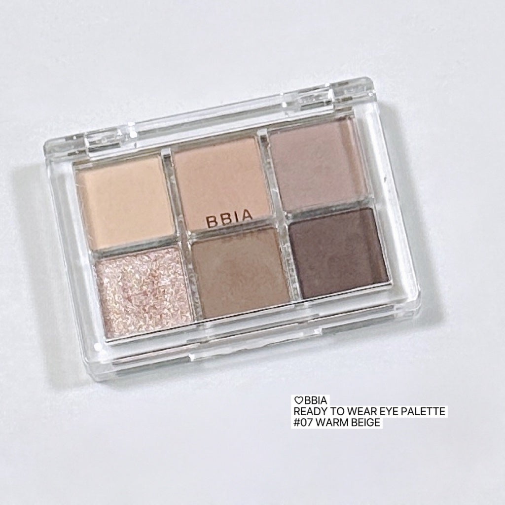 レディートゥーウェアアイパレット/BBIA/アイシャドウパレットを使ったクチコミ(7枚目)