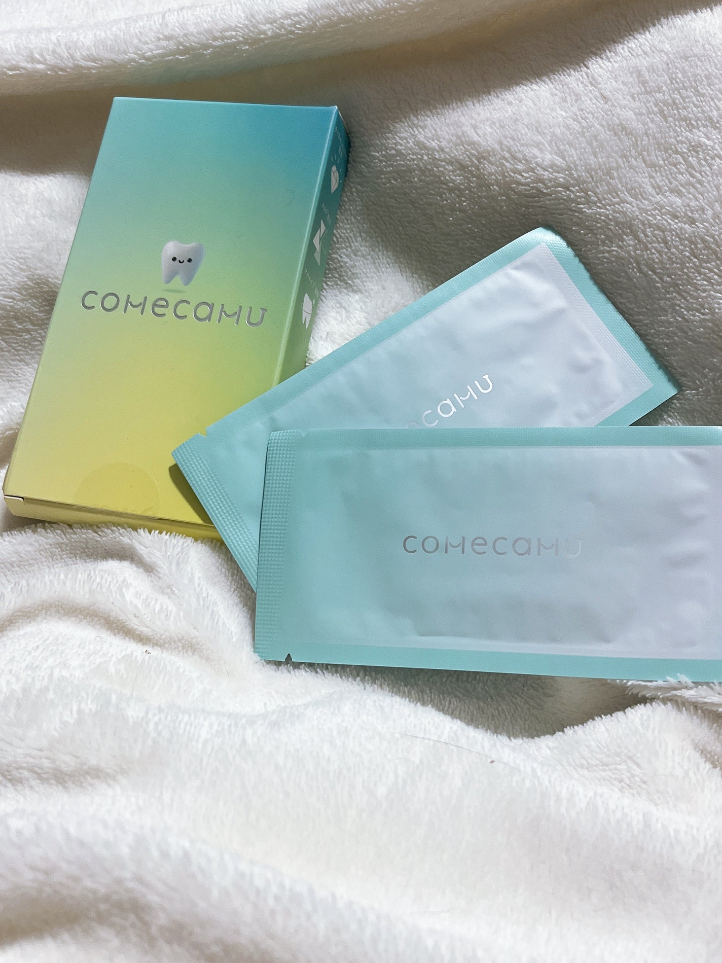 comecamu/カムカム はみがきシート(1箱/7枚入)/SHOBIDO/その他オーラルケアを使ったクチコミ(1枚目)