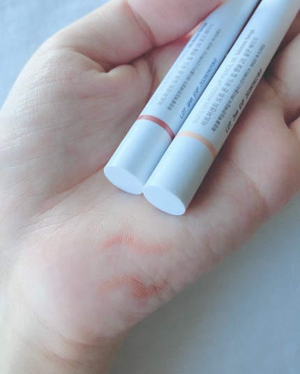 ドットオンムードリップペンシル/Heart Percent/リップライナーを使ったクチコミ(4枚目)