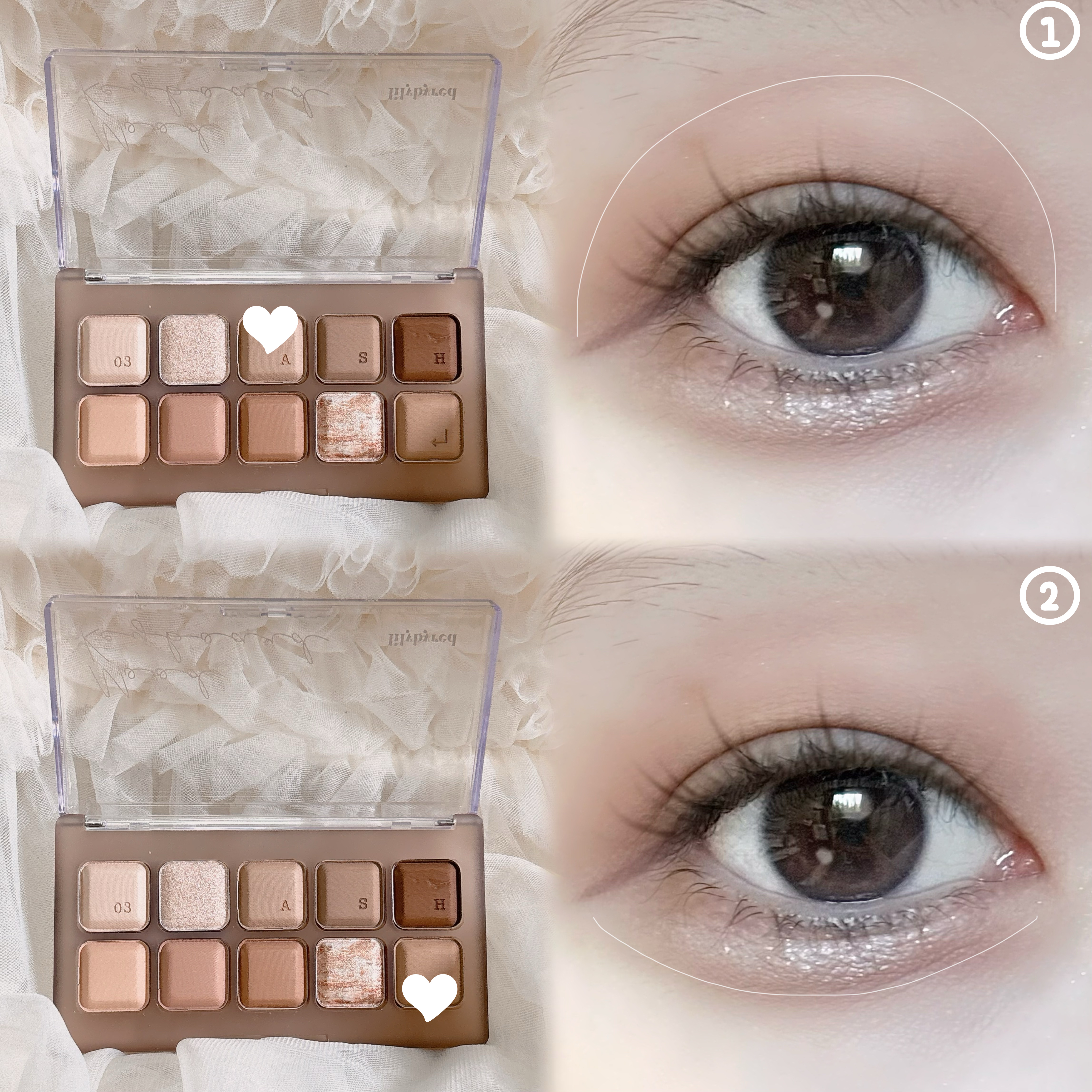 ムードキーボード/lilybyred/アイシャドウパレットを使ったクチコミ（2枚目）