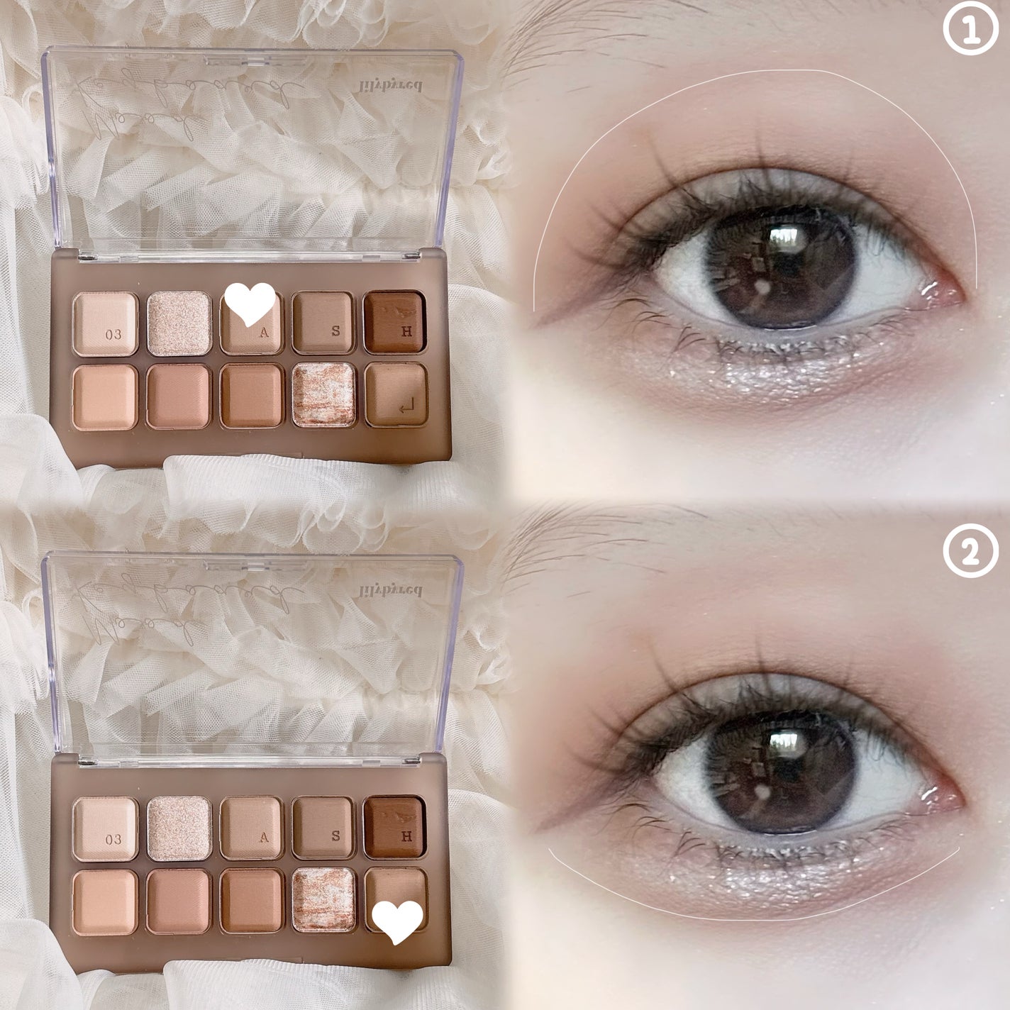 ムードキーボード/lilybyred/アイシャドウパレットを使ったクチコミ(2枚目)