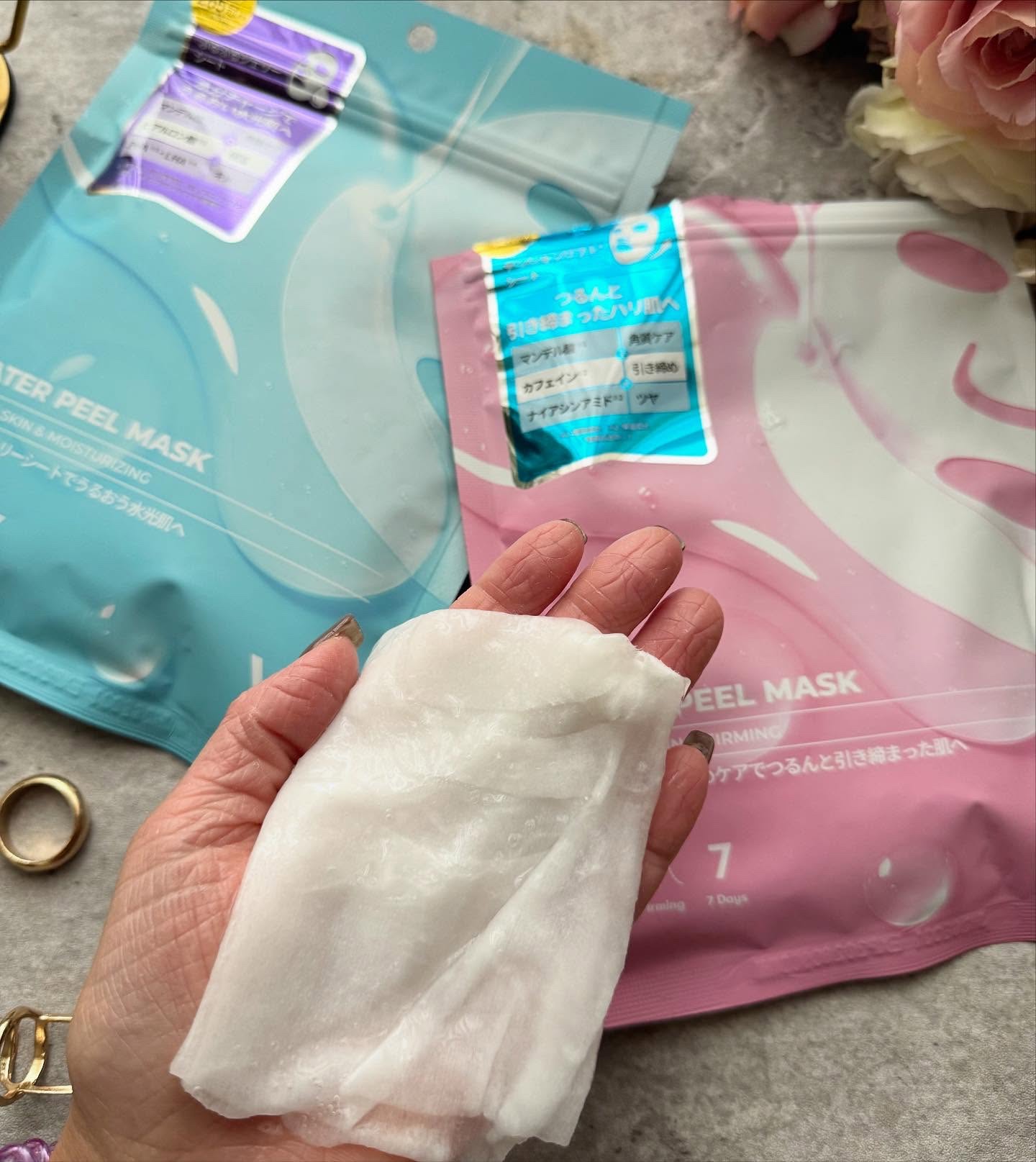 WATER PEEL MASK/VT/シートマスク・パックを使ったクチコミ（3枚目）