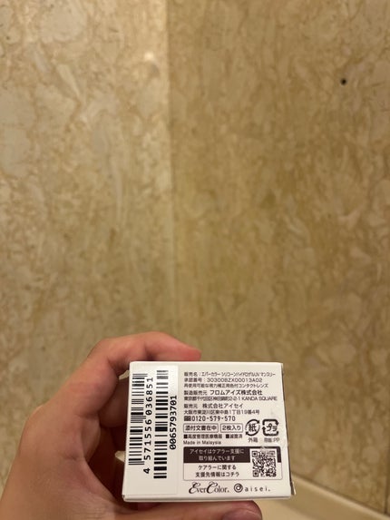 エバーカラーワンデー ナチュラル/エバーカラー/ワンデー(1DAY)カラコンを使ったクチコミ(2枚目)