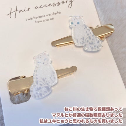 ヘアクリップ/セリア/ヘアアクセサリーを使ったクチコミ(2枚目)