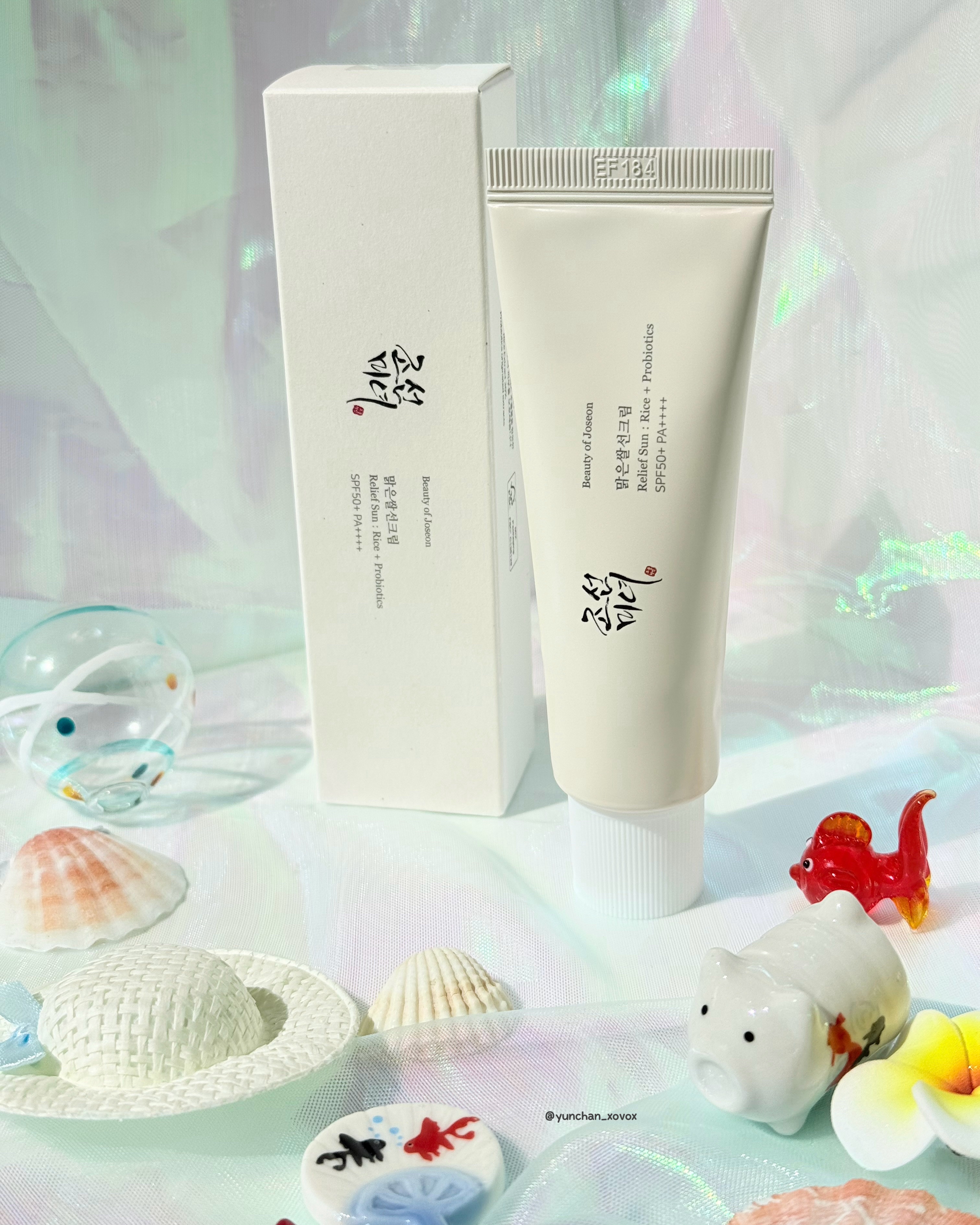 米アクアフレッシュサンクリーム/Beauty of Joseon/日焼け止めクリームを使ったクチコミ（3枚目）