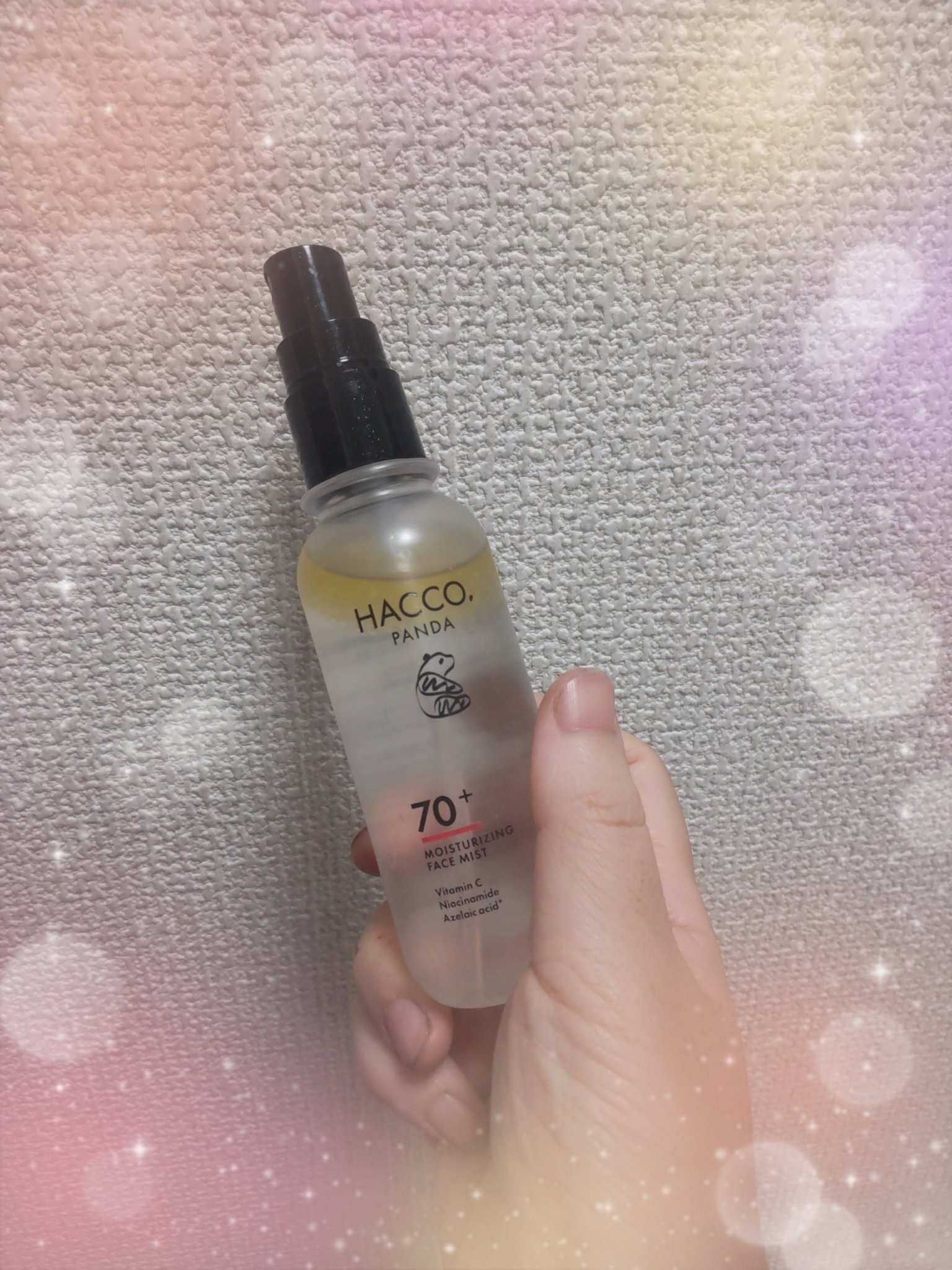 ハッコウパンダ メイクの上から発酵保湿ミスト/HACCO.PANDA/ミスト状化粧水を使ったクチコミ（2枚目）