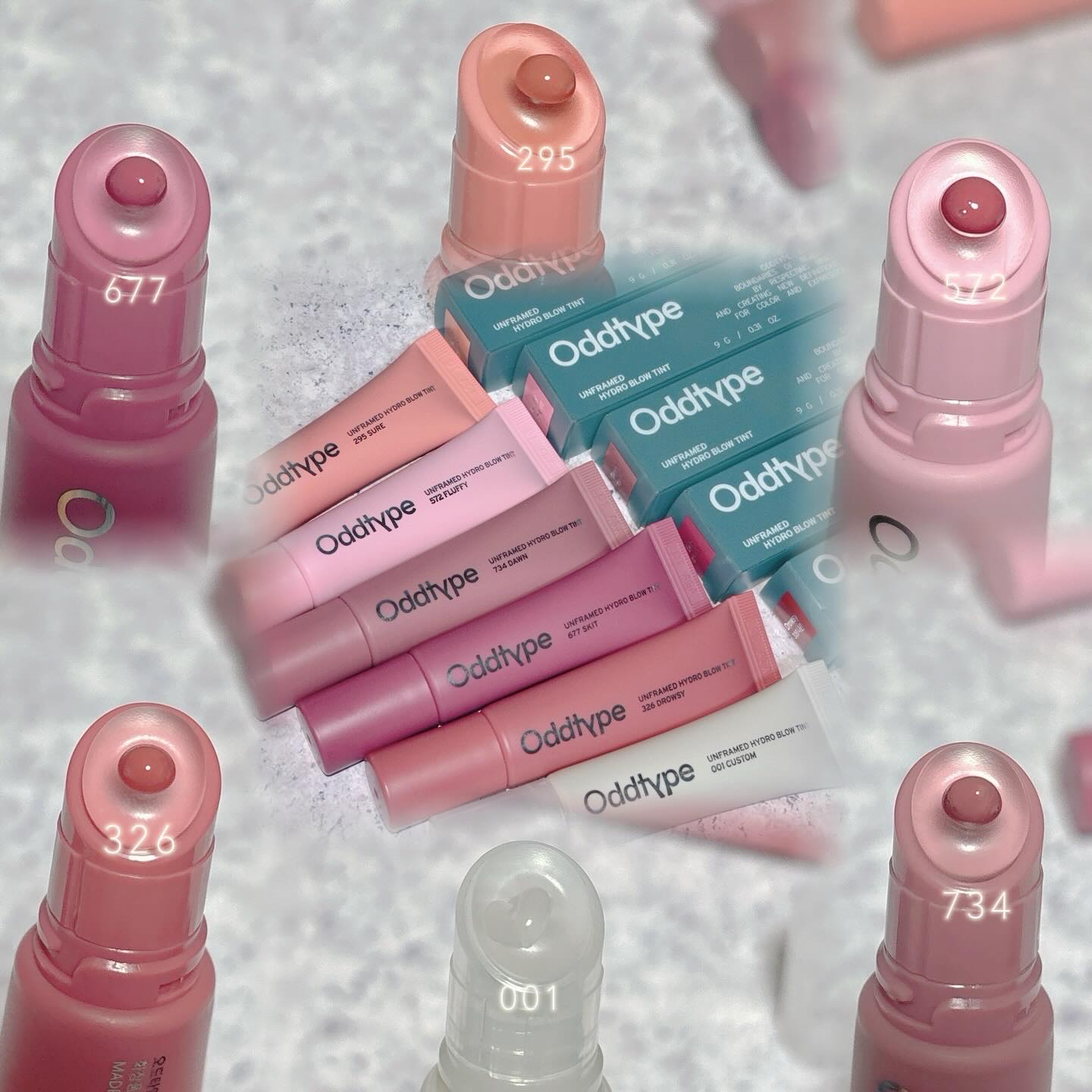 アンフレームドハイドロブロウティント/Oddtype/リップティントを使ったクチコミ（2枚目）