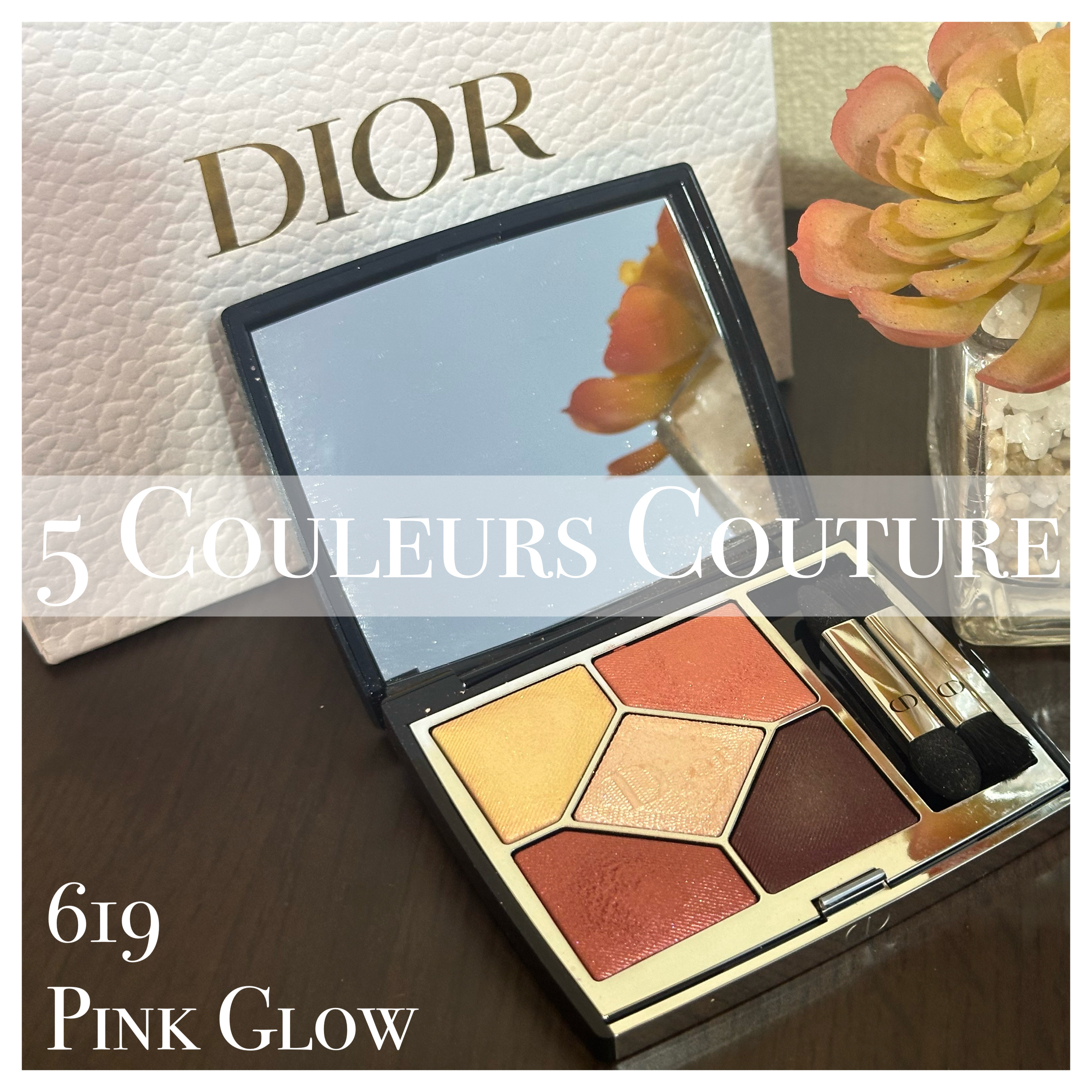 【旧】サンク クルール クチュール 619 ピンク グロウ（生産終了）/Dior/アイシャドウパレットを使ったクチコミ（1枚目）
