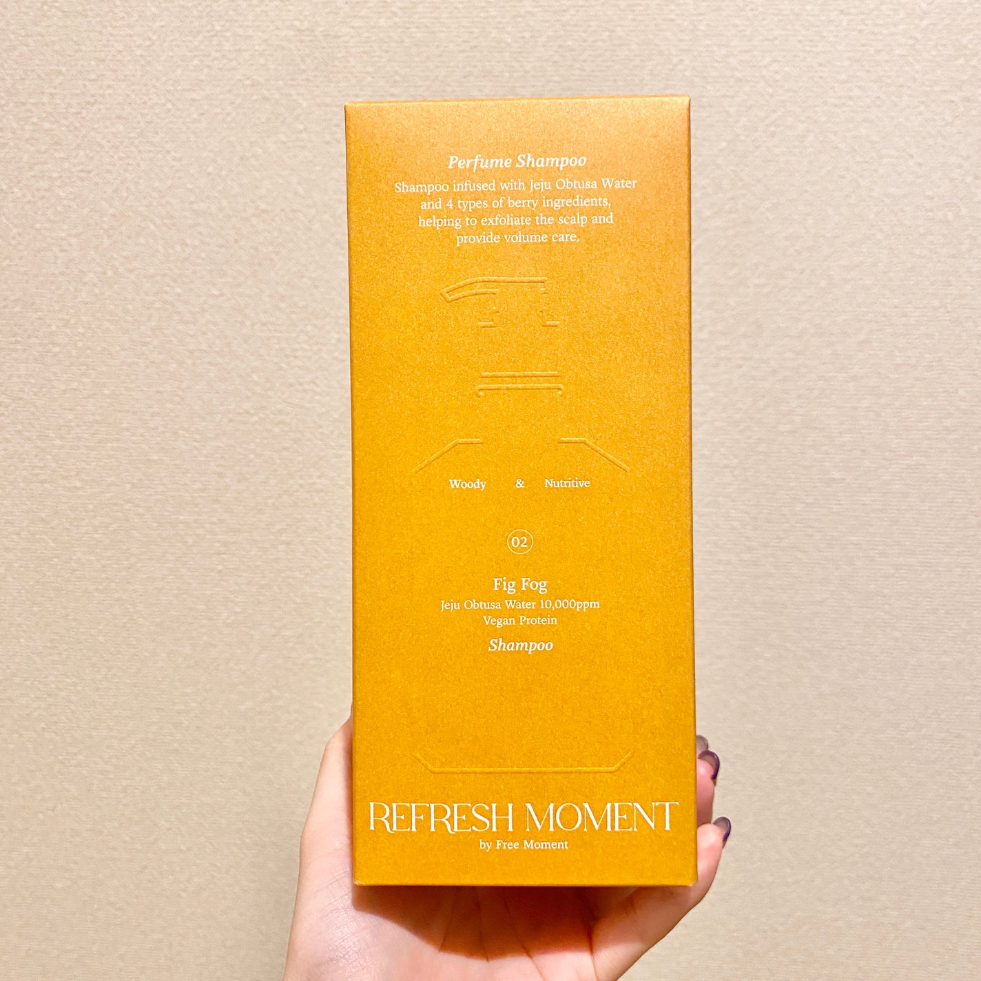 リフレッシュモーメントパフュームシャンプー/トリートメント Fig Fog/Free Moment /市販シャンプーを使ったクチコミ(3枚目)