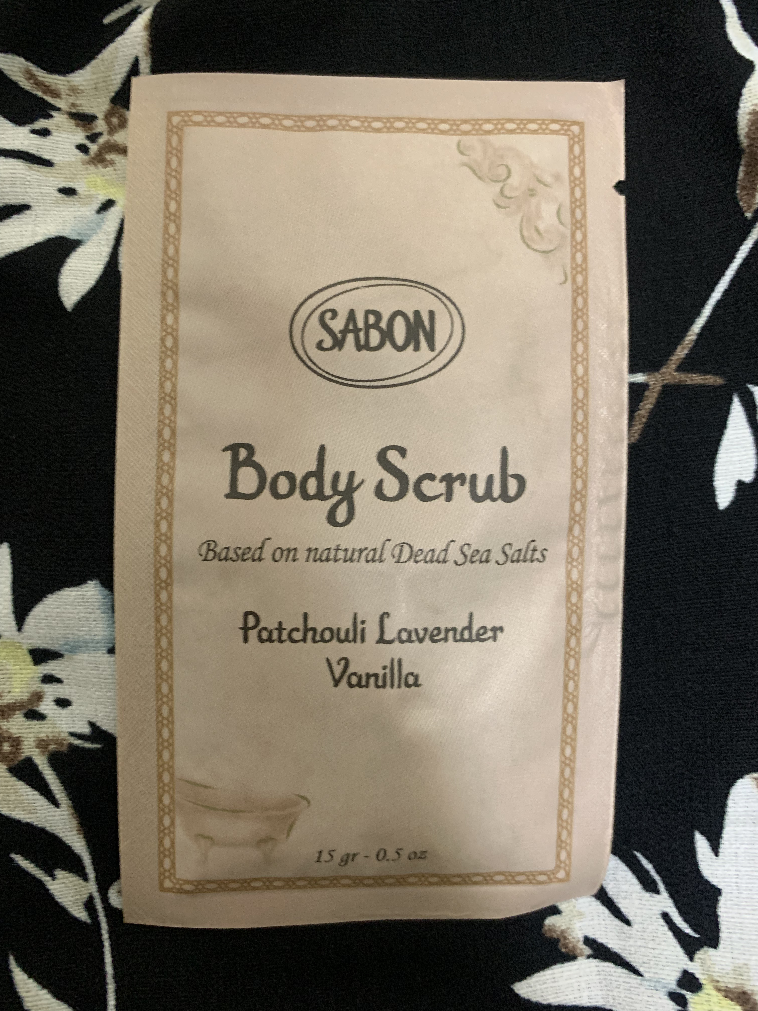 ボディスクラブ パチュリ・ラベンダー・バニラ/SABON/ボディスクラブを使ったクチコミ（1枚目）