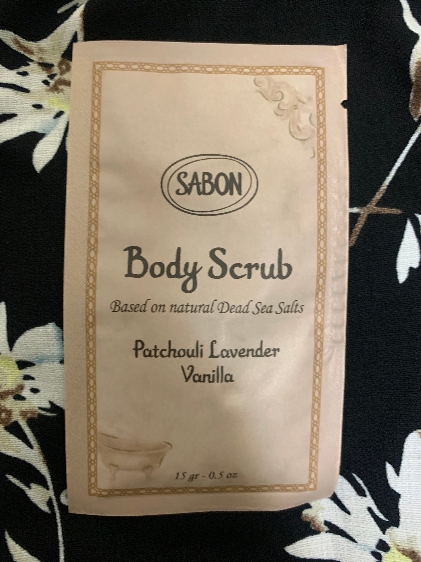 ボディスクラブ パチュリ・ラベンダー・バニラ/SABON/ボディスクラブを使ったクチコミ(1枚目)