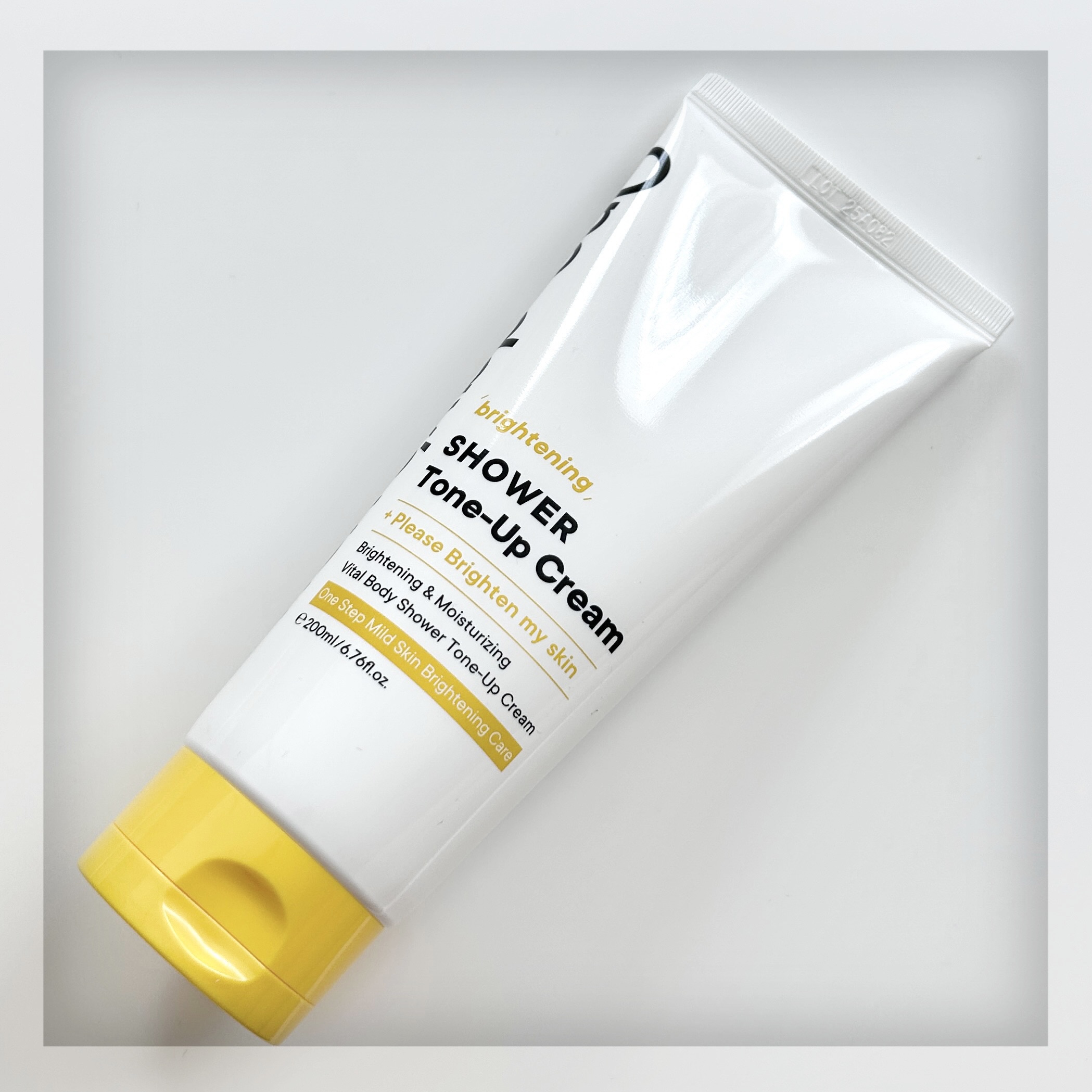 ブライトニングシャワートーンアップクリーム/One-day&#39;s you/ボディグッズを使ったクチコミ（2枚目）