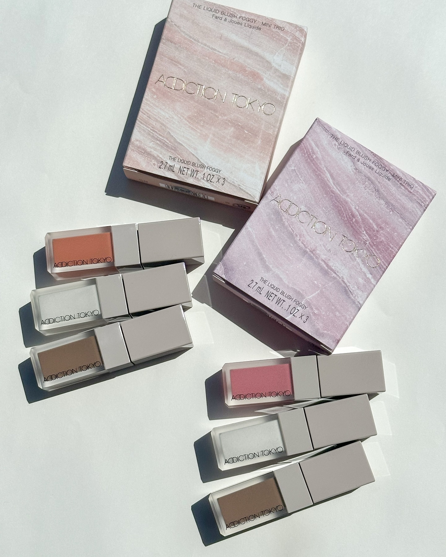 アディクション ザ リキッドブラッシュ フォギー ミニ トリオ/ADDICTION/メイクアップキットを使ったクチコミ（1枚目）