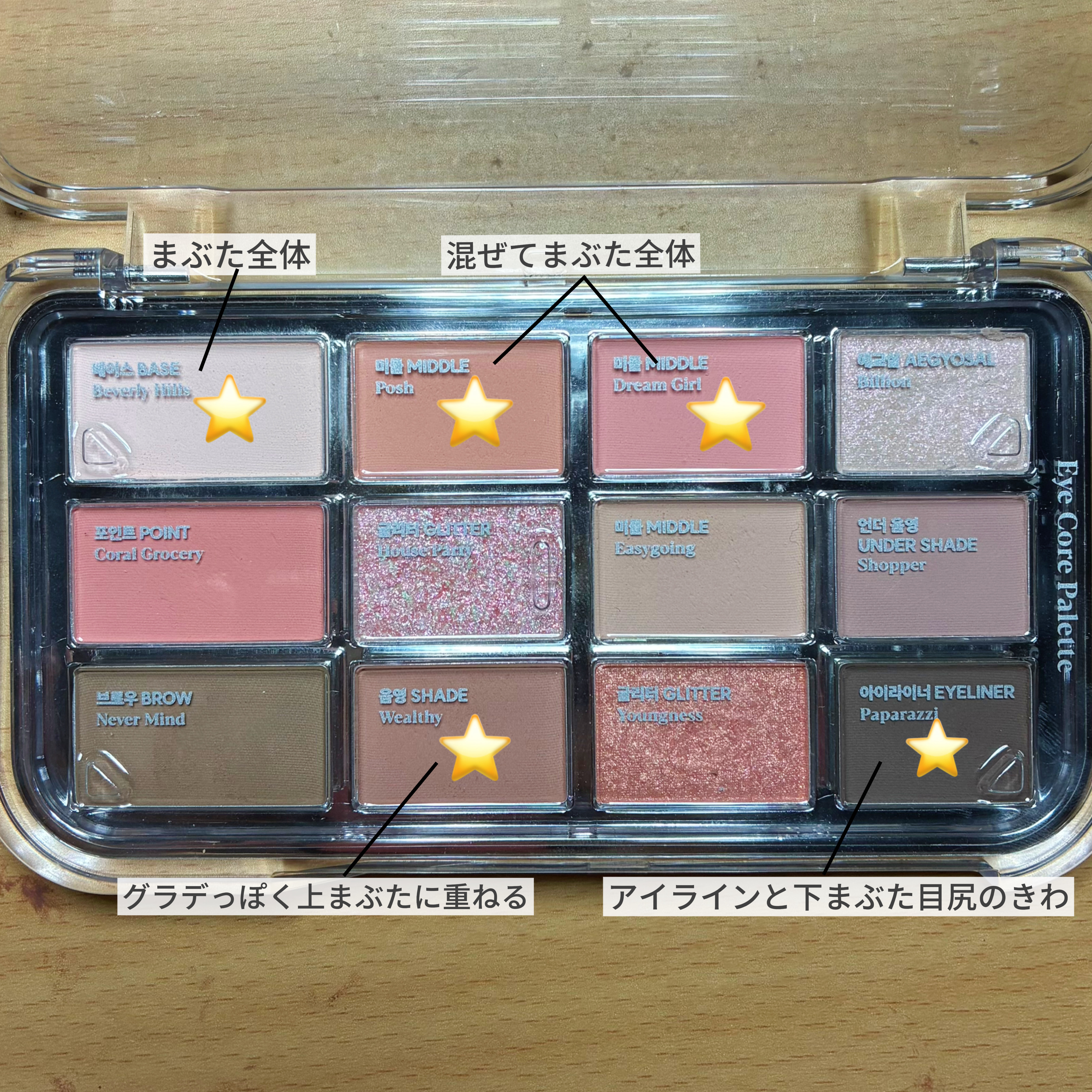 アイコアパレット ポッシュコーラル/espoir/アイシャドウパレットを使ったクチコミ（2枚目）