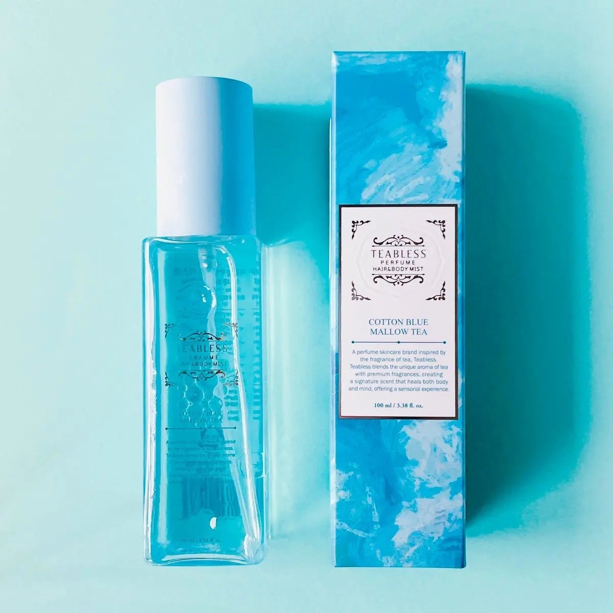 パヒュームヘア&ボディミスト コットンブルーメロウティー/TEABLESS/ヘアミストを使ったクチコミ(1枚目)