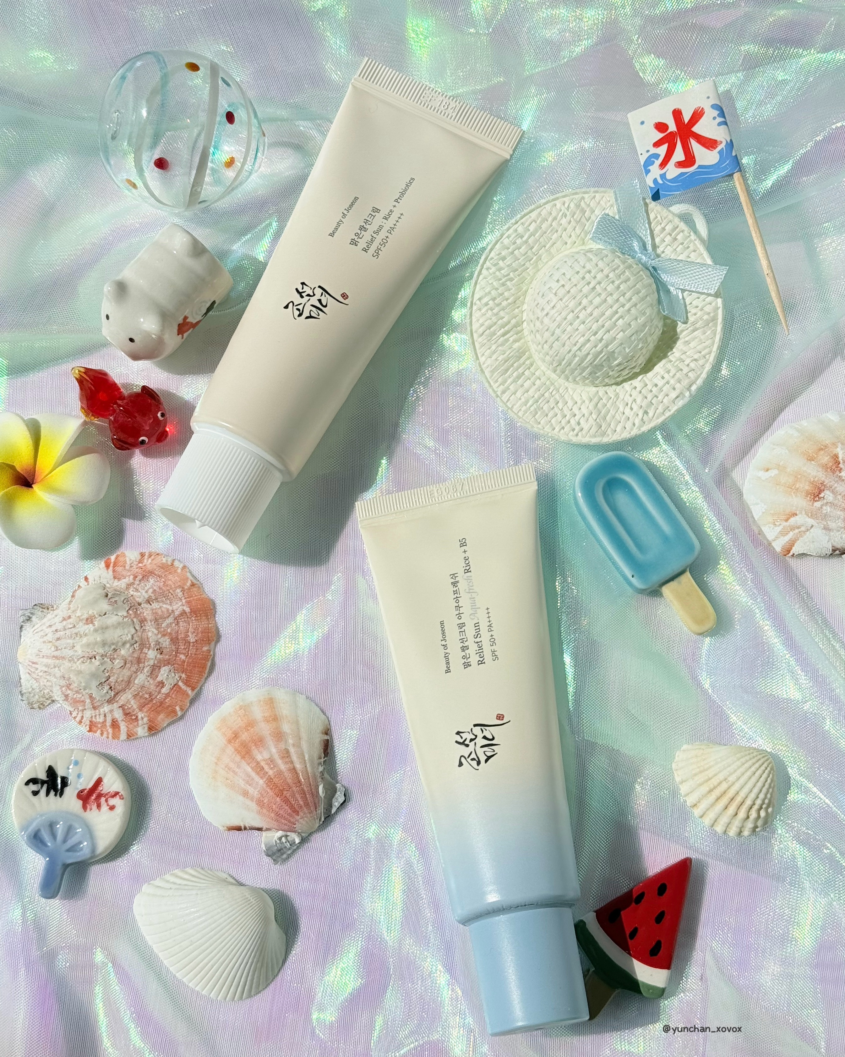 米アクアフレッシュサンクリーム/Beauty of Joseon/日焼け止めクリームを使ったクチコミ（2枚目）