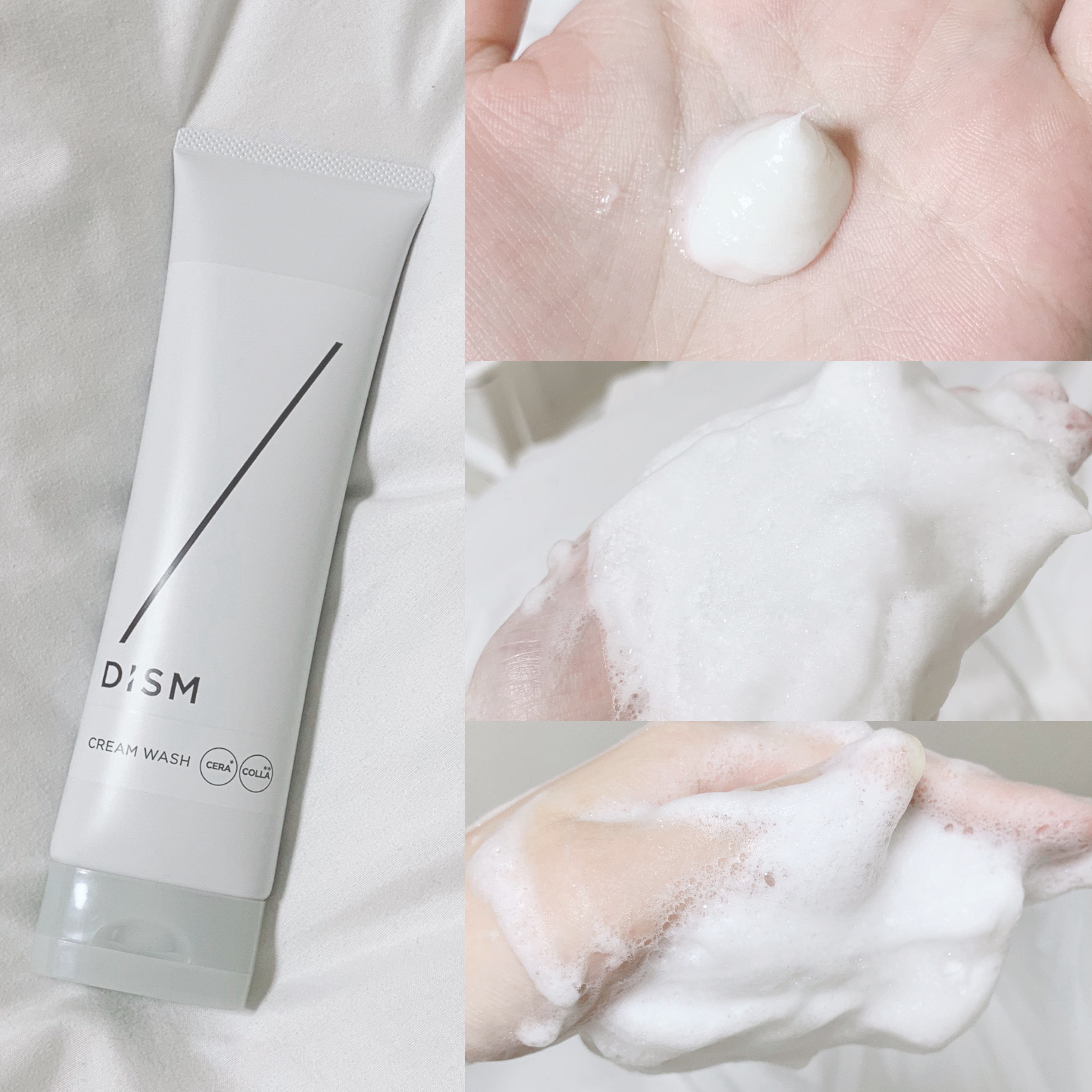 ディズム　クリームウォッシュ/DISM/洗顔フォームを使ったクチコミ（3枚目）