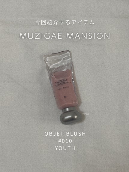 オブジェブラッシュ/MUZIGAE MANSION/リキッドチークを使ったクチコミ(2枚目)