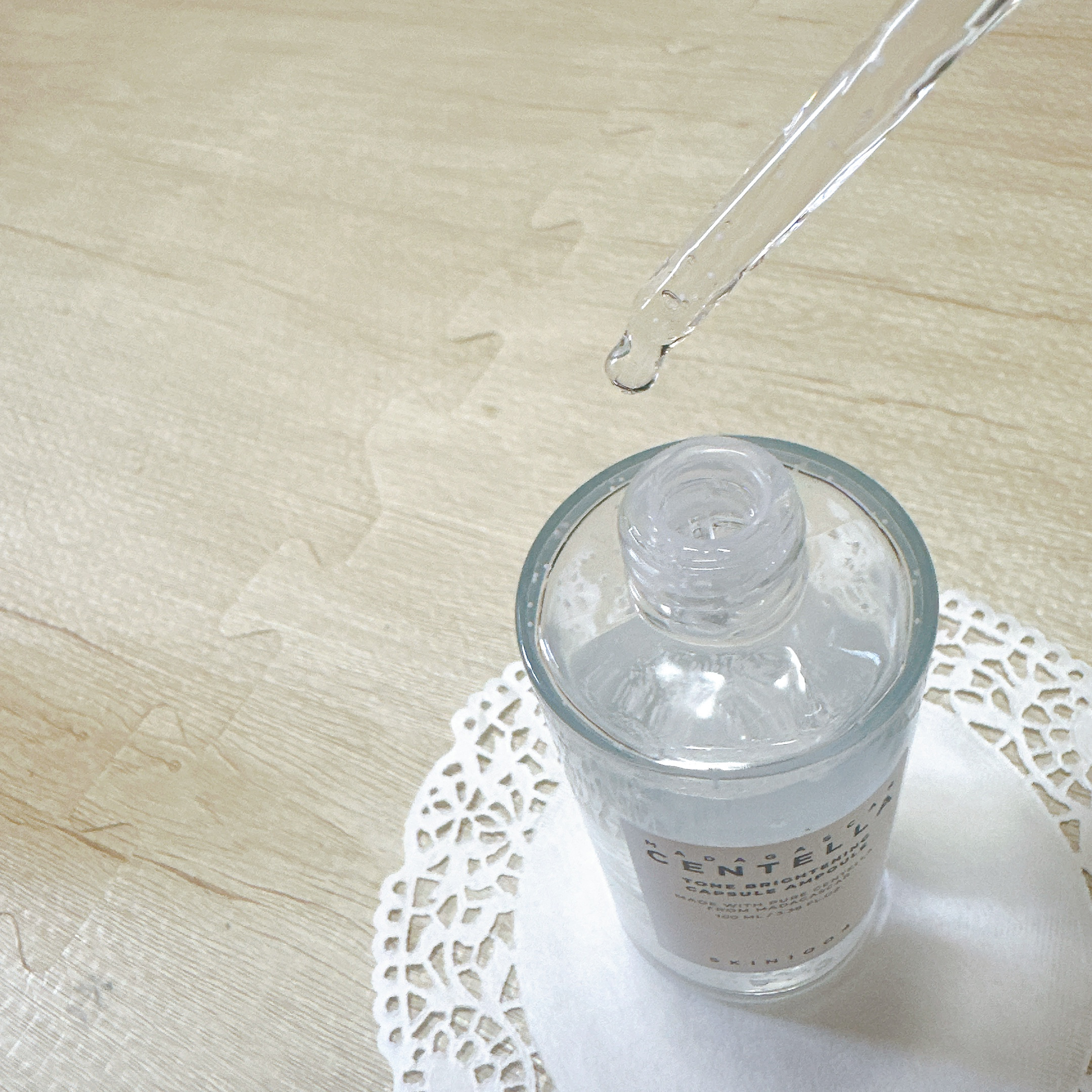 トーンブライトニング カプセルアンプル/SKIN1004/美容液を使ったクチコミ（3枚目）