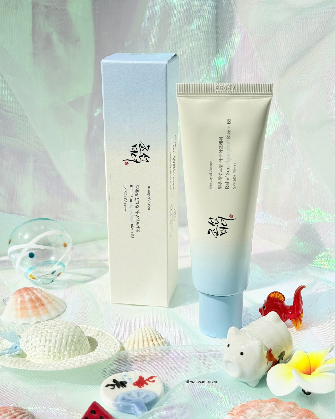 米アクアフレッシュサンクリーム/Beauty of Joseon/日焼け止めクリームを使ったクチコミ(5枚目)