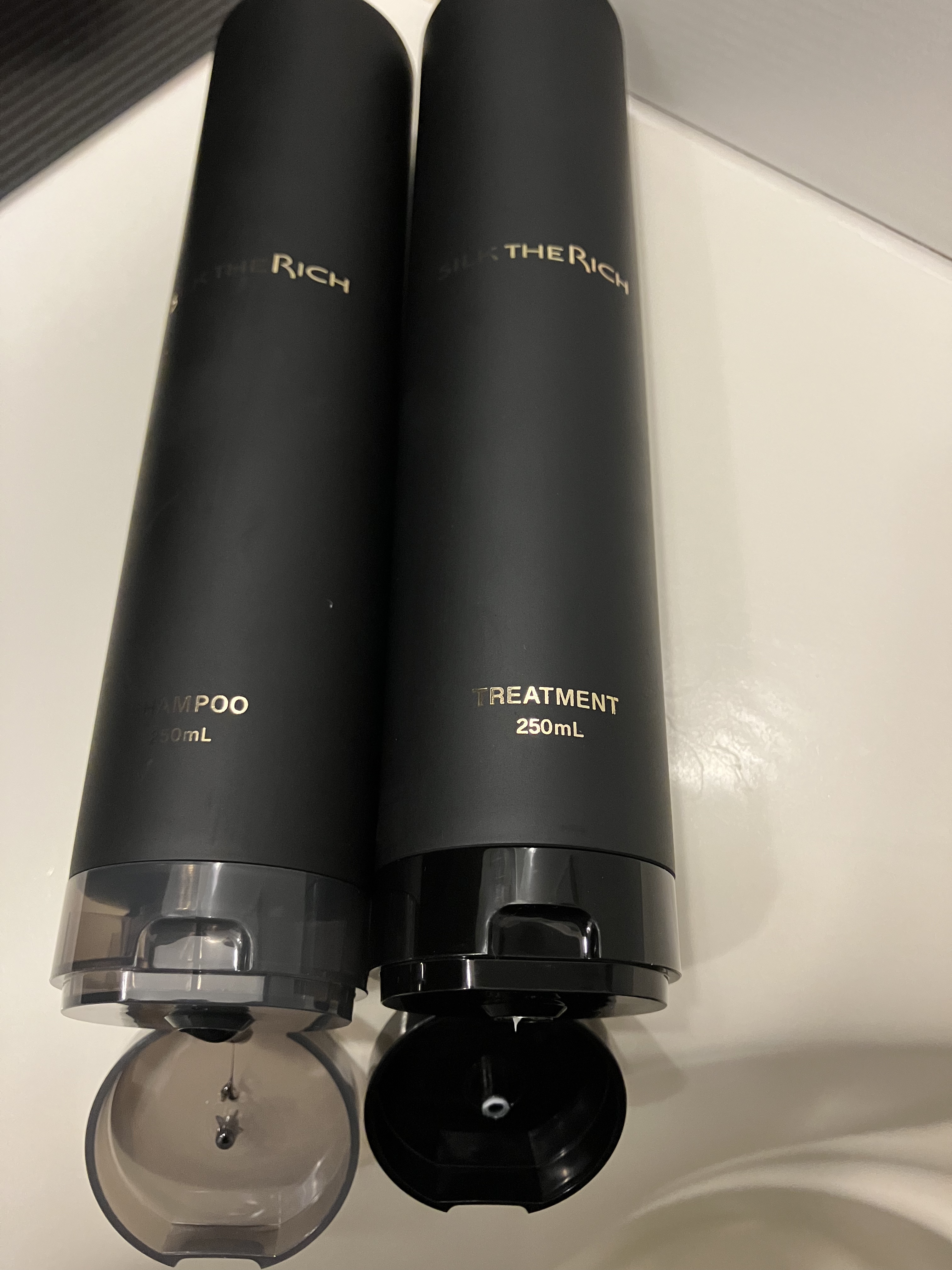 SILK THE RICH スカルプ&リペア シャンプー・トリートメント/SILK THE RICH/市販シャンプーを使ったクチコミ（1枚目）