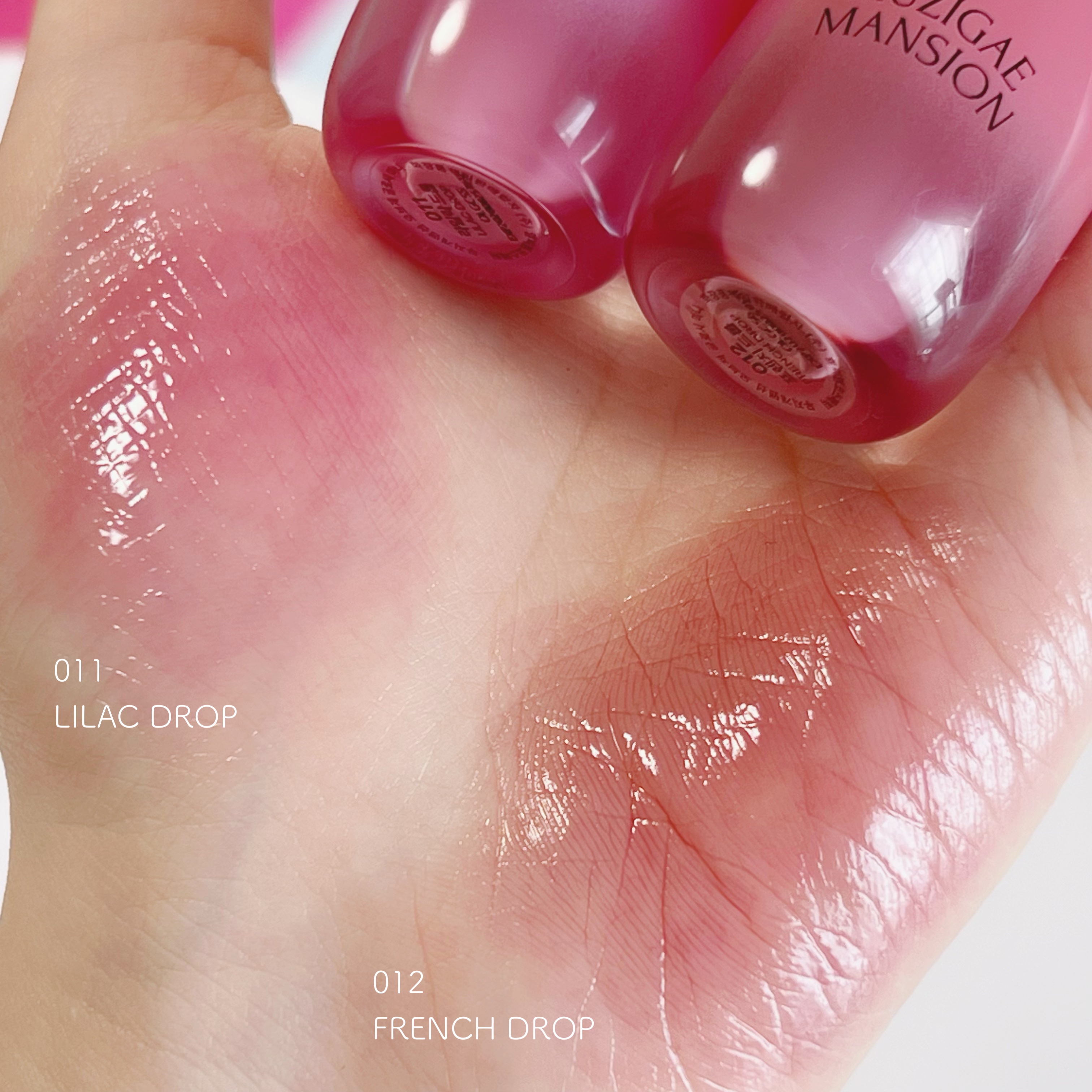 オブジェグロッシーミニ/MUZIGAE MANSION/リップティントを使ったクチコミ（2枚目）