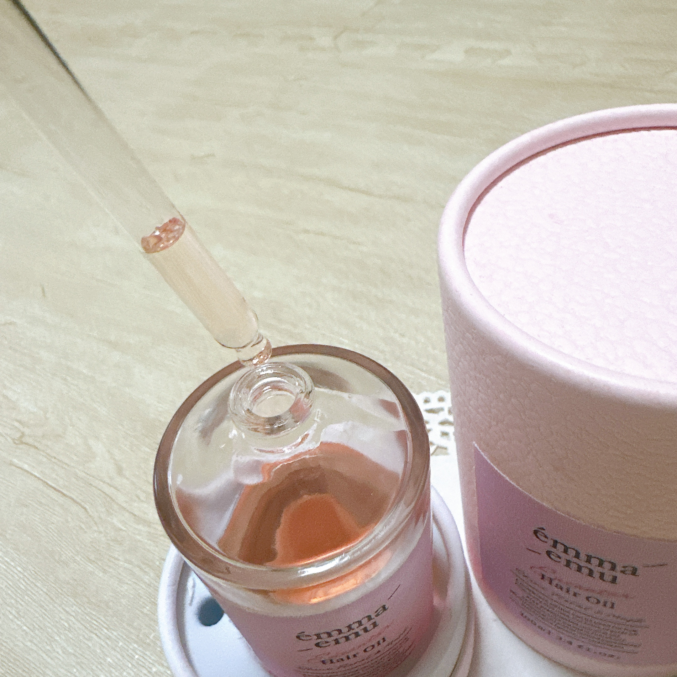 エンカンタールヘアオイル シャインフローラル＆ムスク/emma emu/ヘアオイルを使ったクチコミ（3枚目）