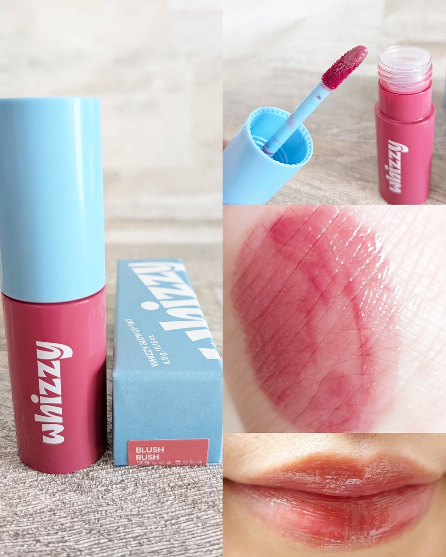 Glow Up Tint/WHIZZY/リップティントを使ったクチコミ(3枚目)