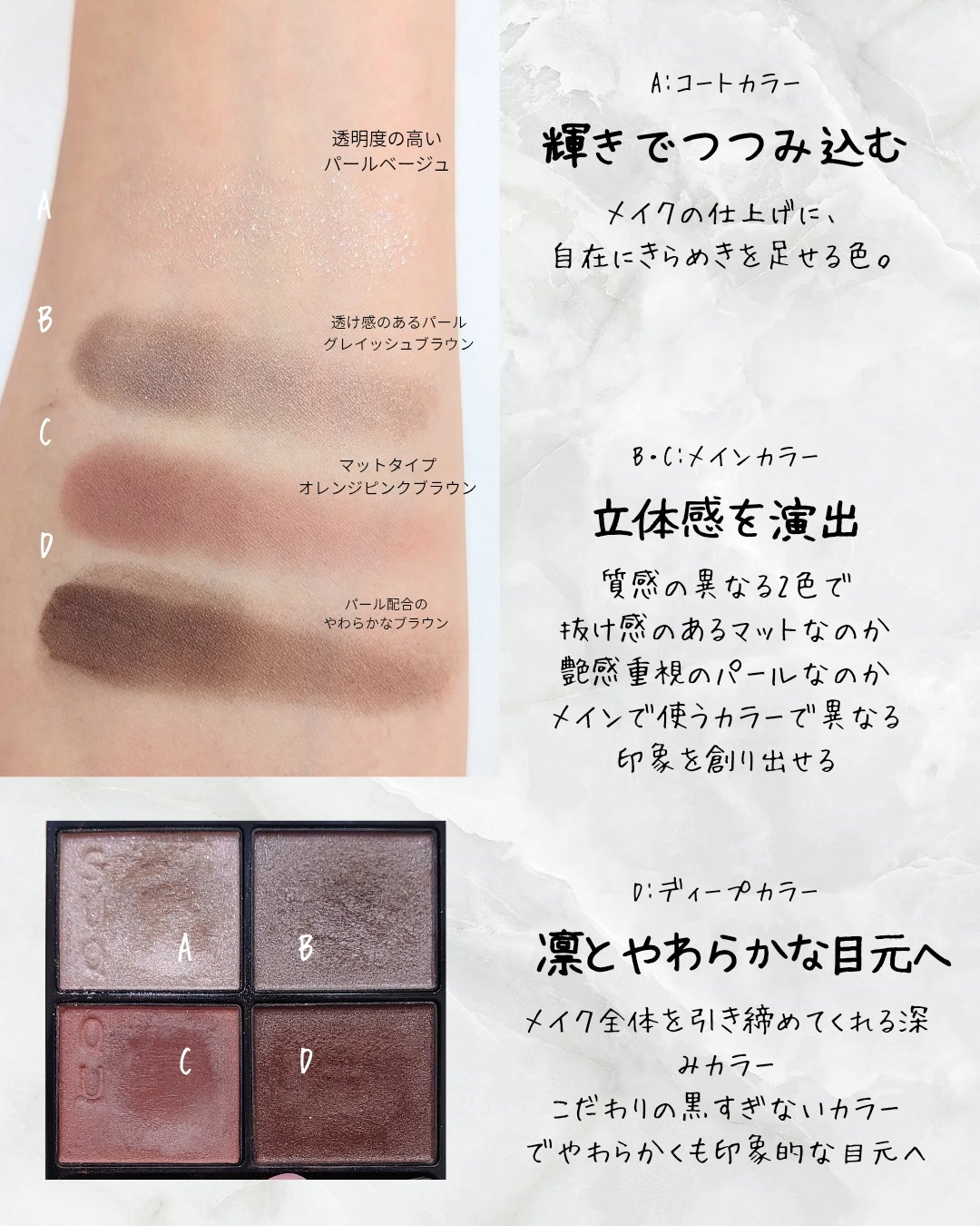 シグニチャー カラー アイズ/SUQQU/アイシャドウパレットを使ったクチコミ（3枚目）