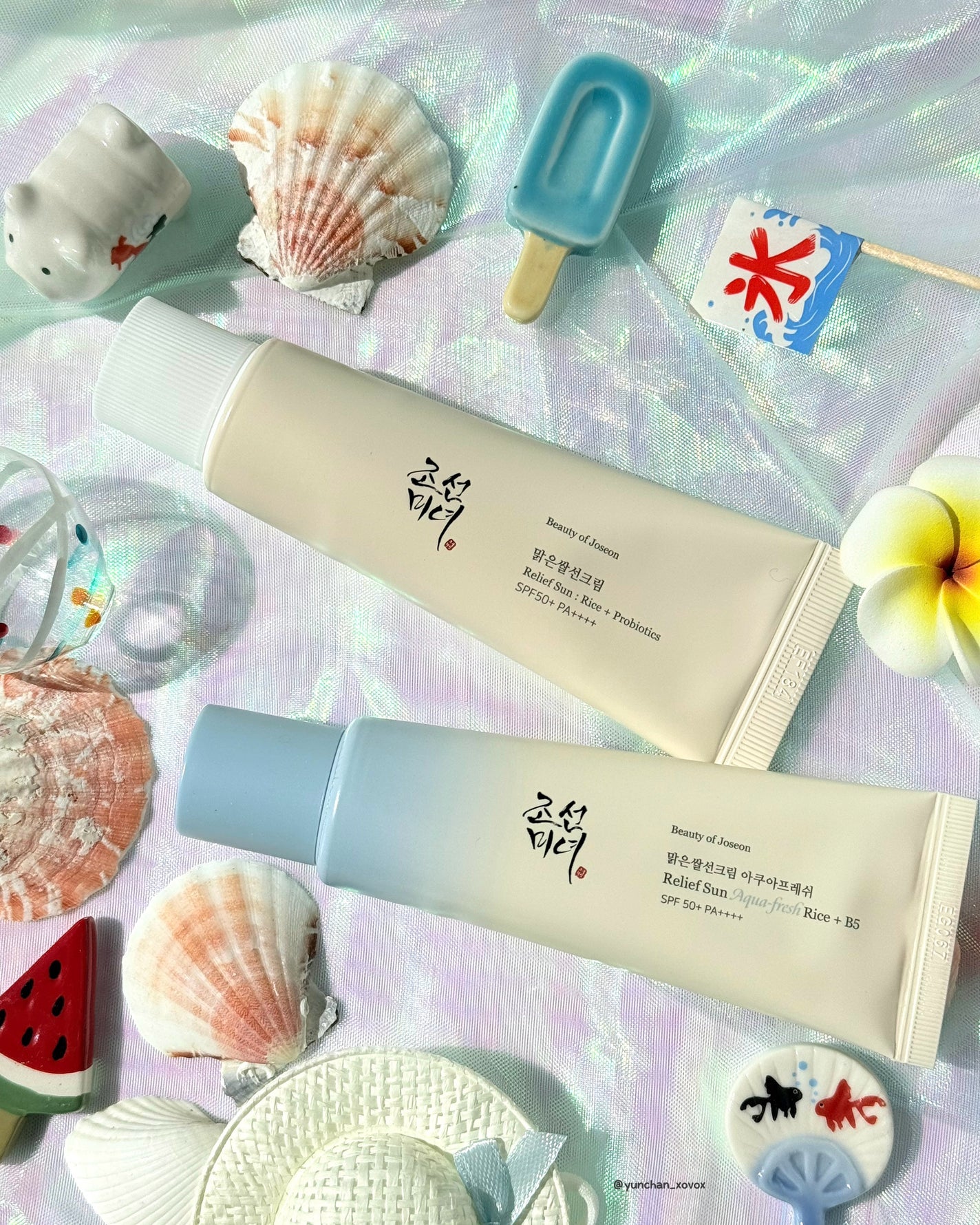 米アクアフレッシュサンクリーム/Beauty of Joseon/日焼け止めクリームを使ったクチコミ(7枚目)