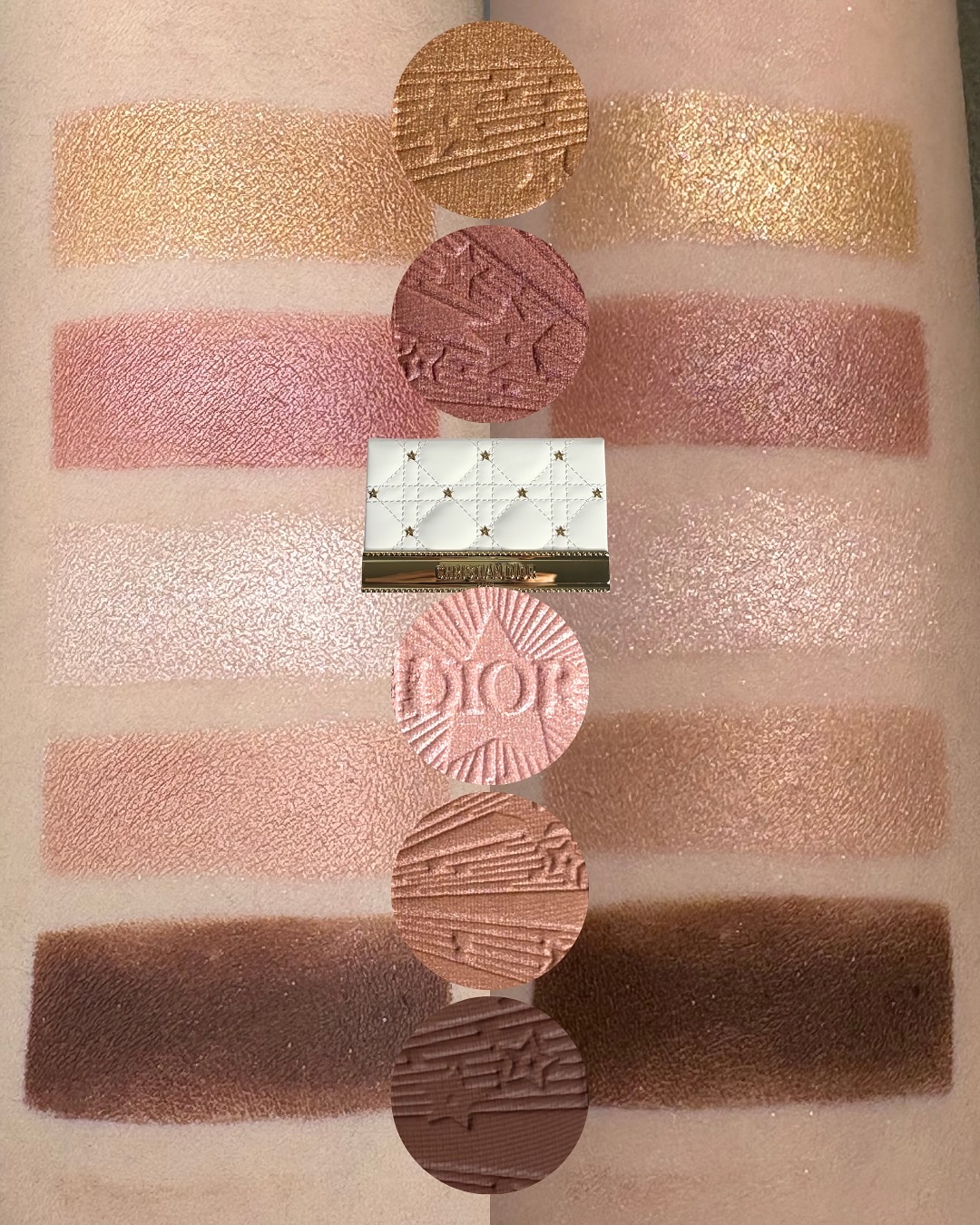 クチュール アイ パレット（ホリデー コレクション 2025 限定品）/Dior/アイシャドウパレットを使ったクチコミ（3枚目）