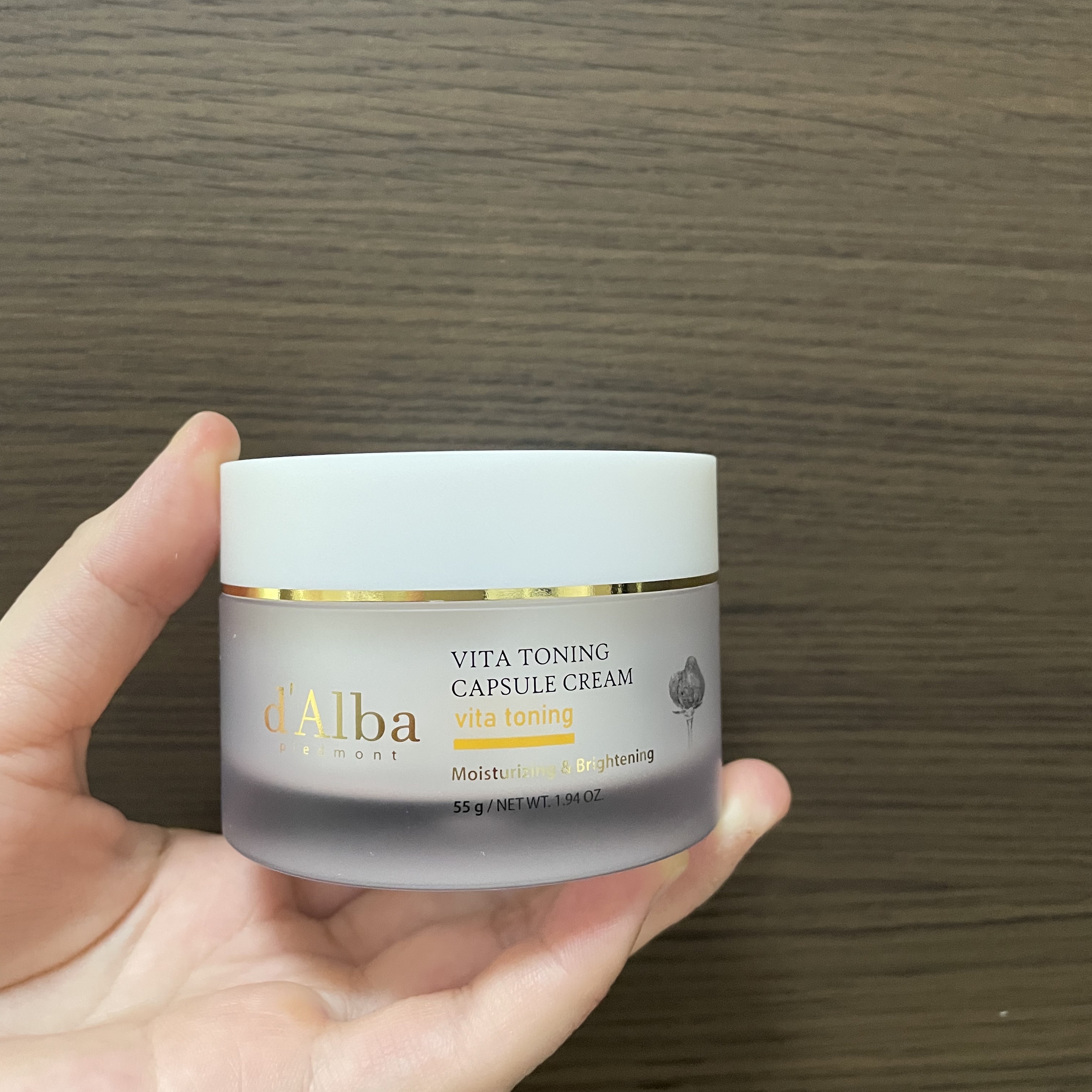 ビタトーニングカプセルクリーム/ダルバ/フェイスクリームを使ったクチコミ（1枚目）