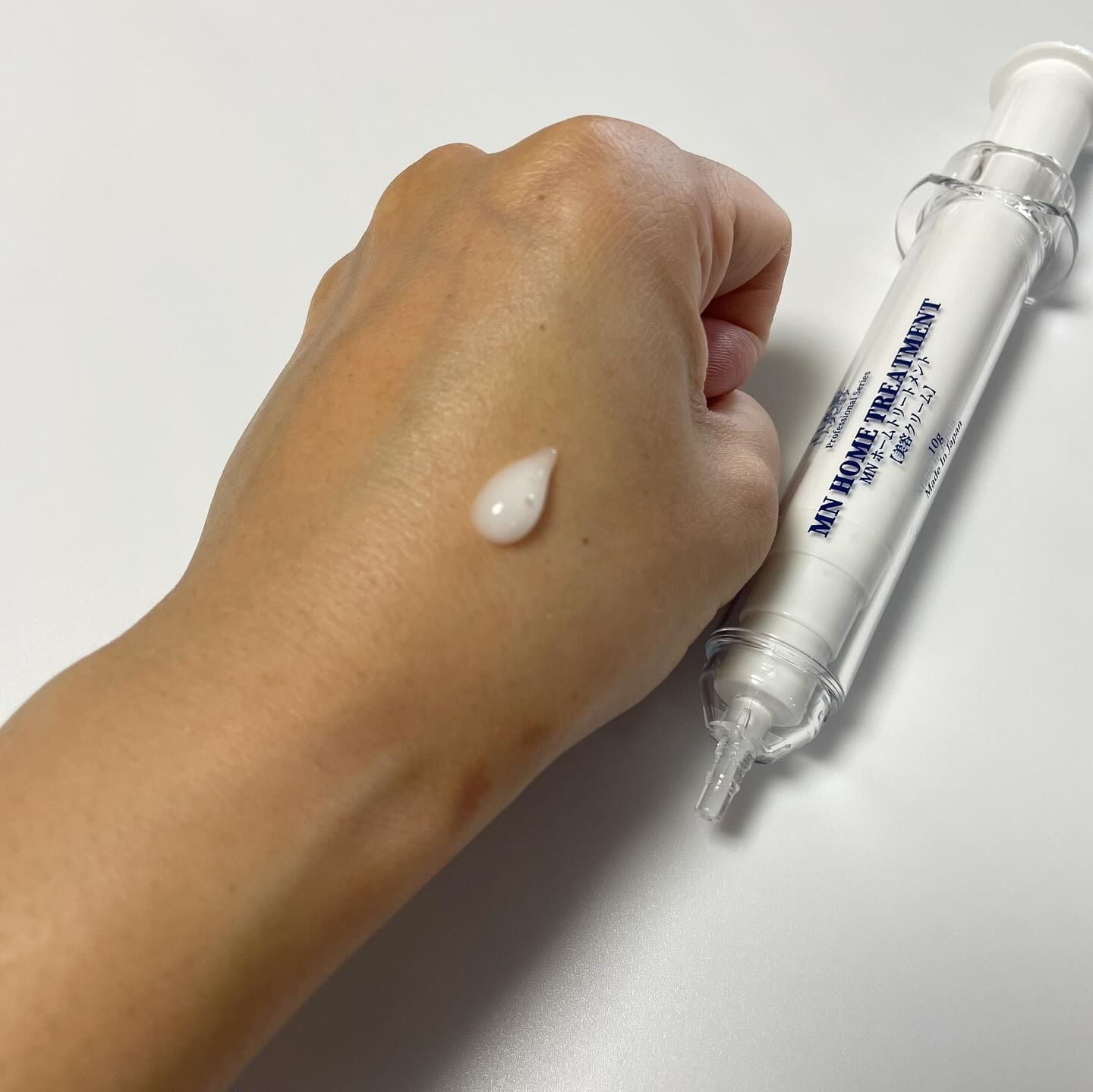 MN ホームトリートメント/白氷姫ハダピュア/フェイスクリームを使ったクチコミ（3枚目）