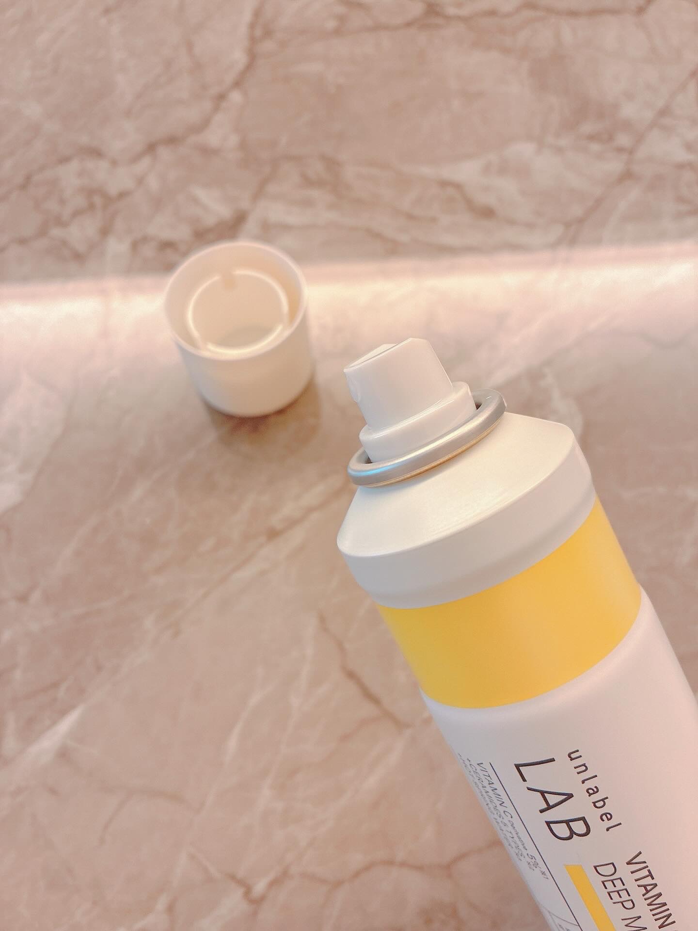 アンレーベル Ｖ　ディープモイスチャーミスト/unlabel/ミスト状化粧水を使ったクチコミ（3枚目）