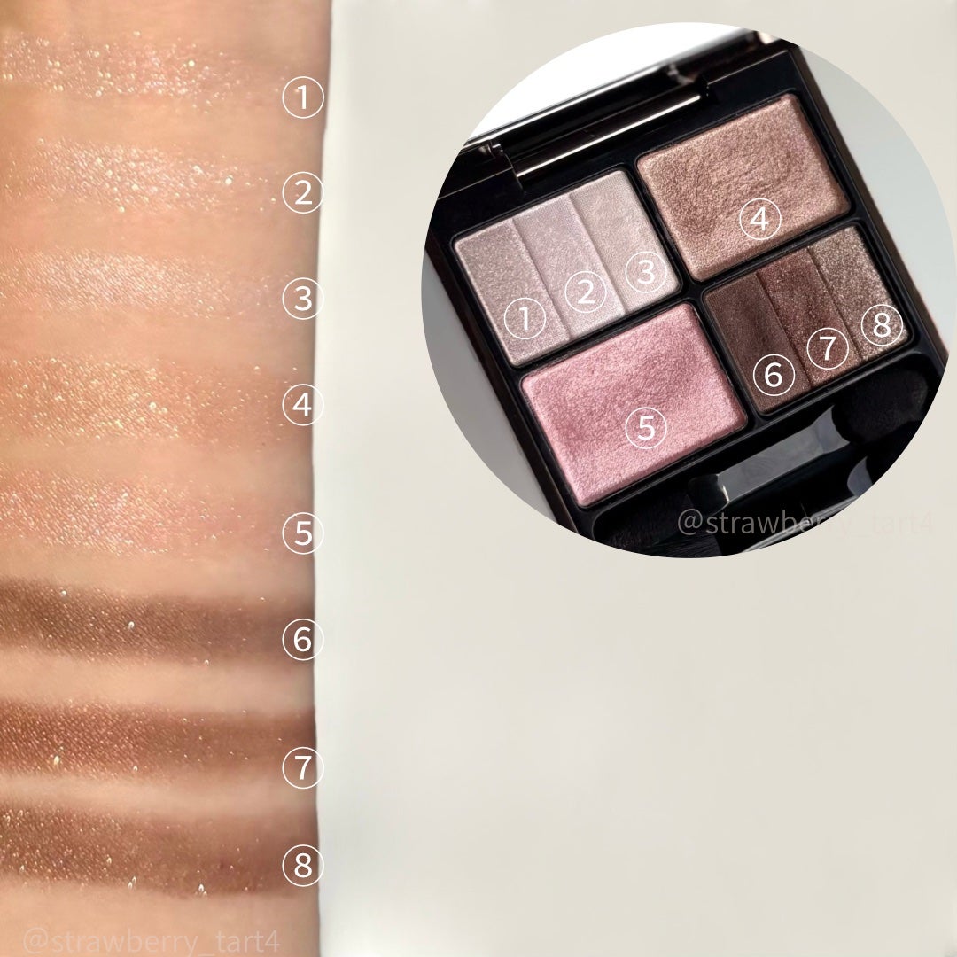 スリーディメンショナルアイズ/LUNASOL/アイシャドウパレットを使ったクチコミ(2枚目)