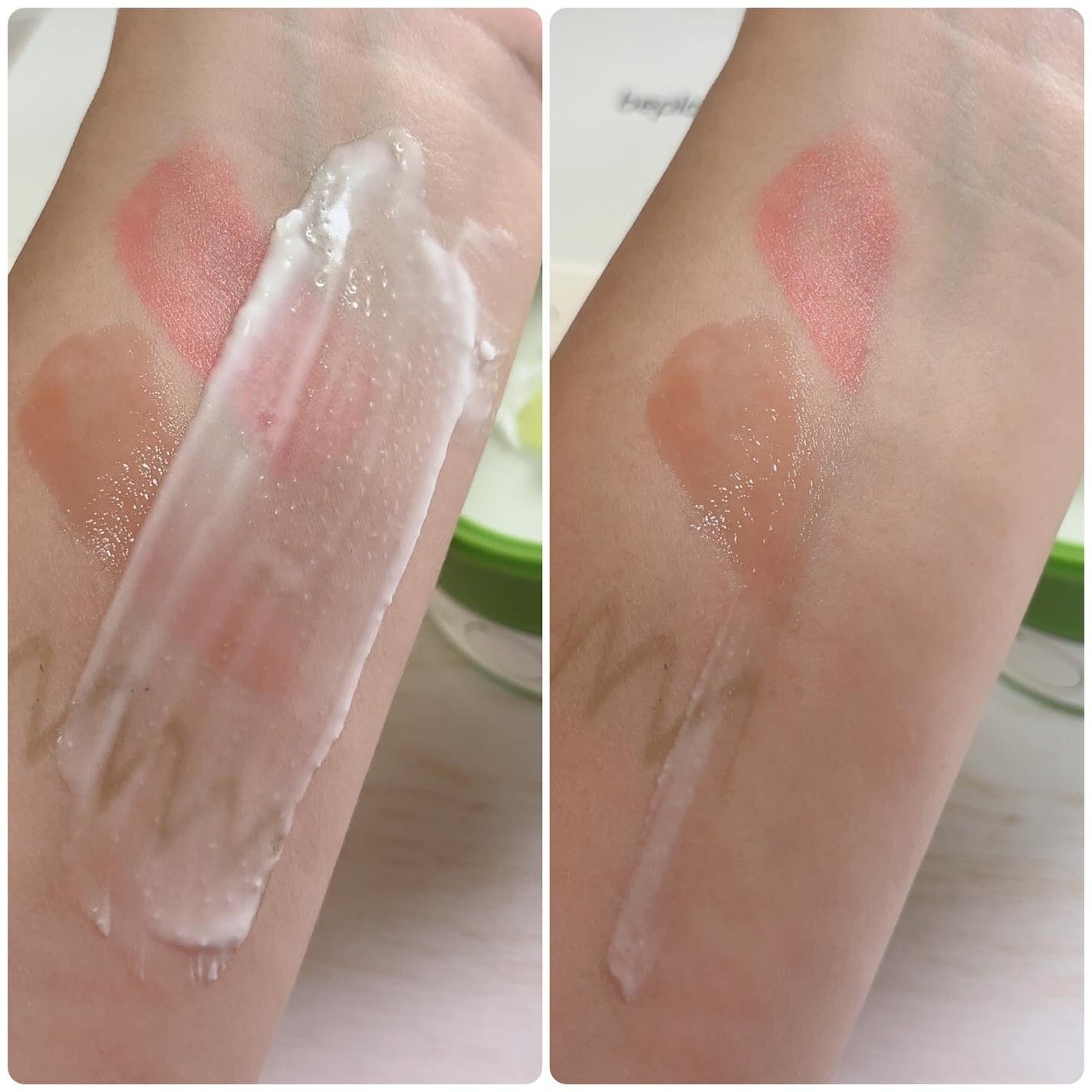 緑豆毛穴クレンジングミルクバーム/beplain/クレンジングバームを使ったクチコミ(4枚目)