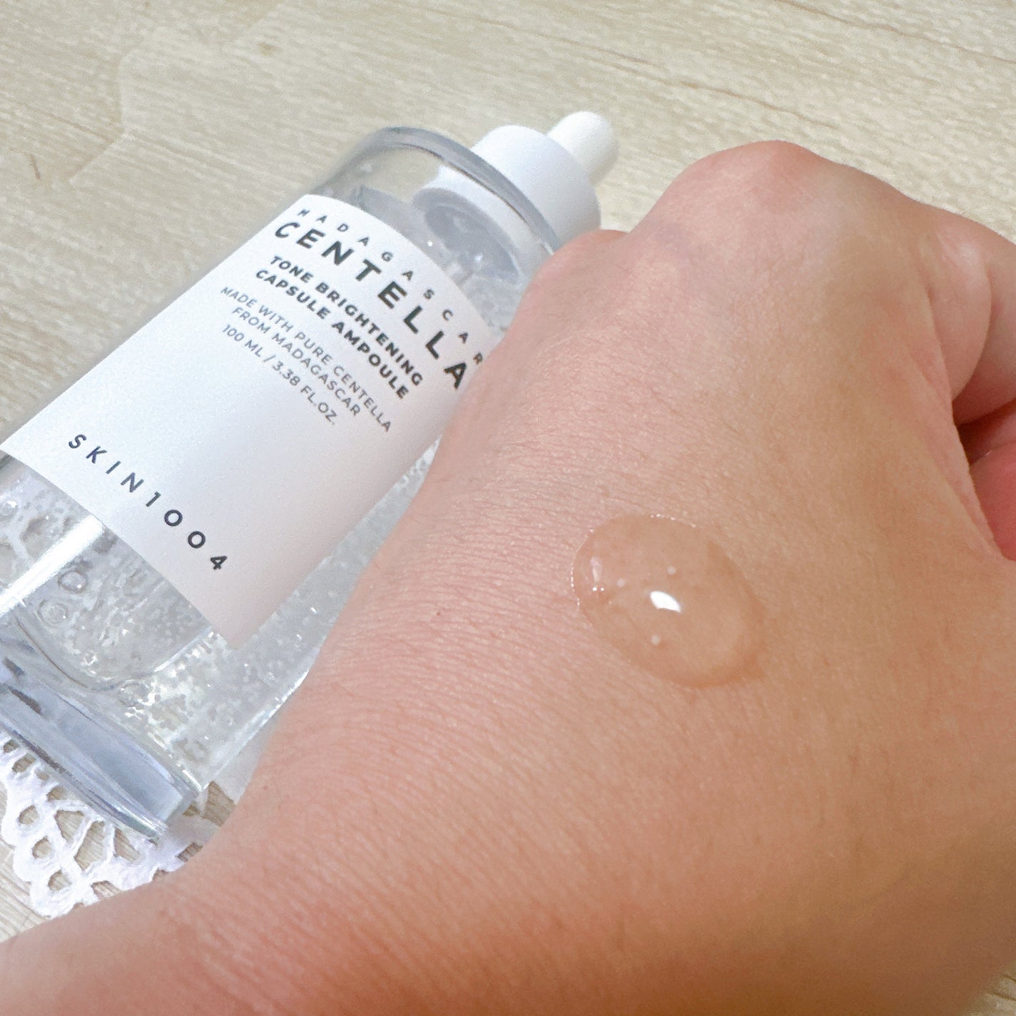 トーンブライトニング カプセルアンプル/SKIN1004/美容液を使ったクチコミ(4枚目)