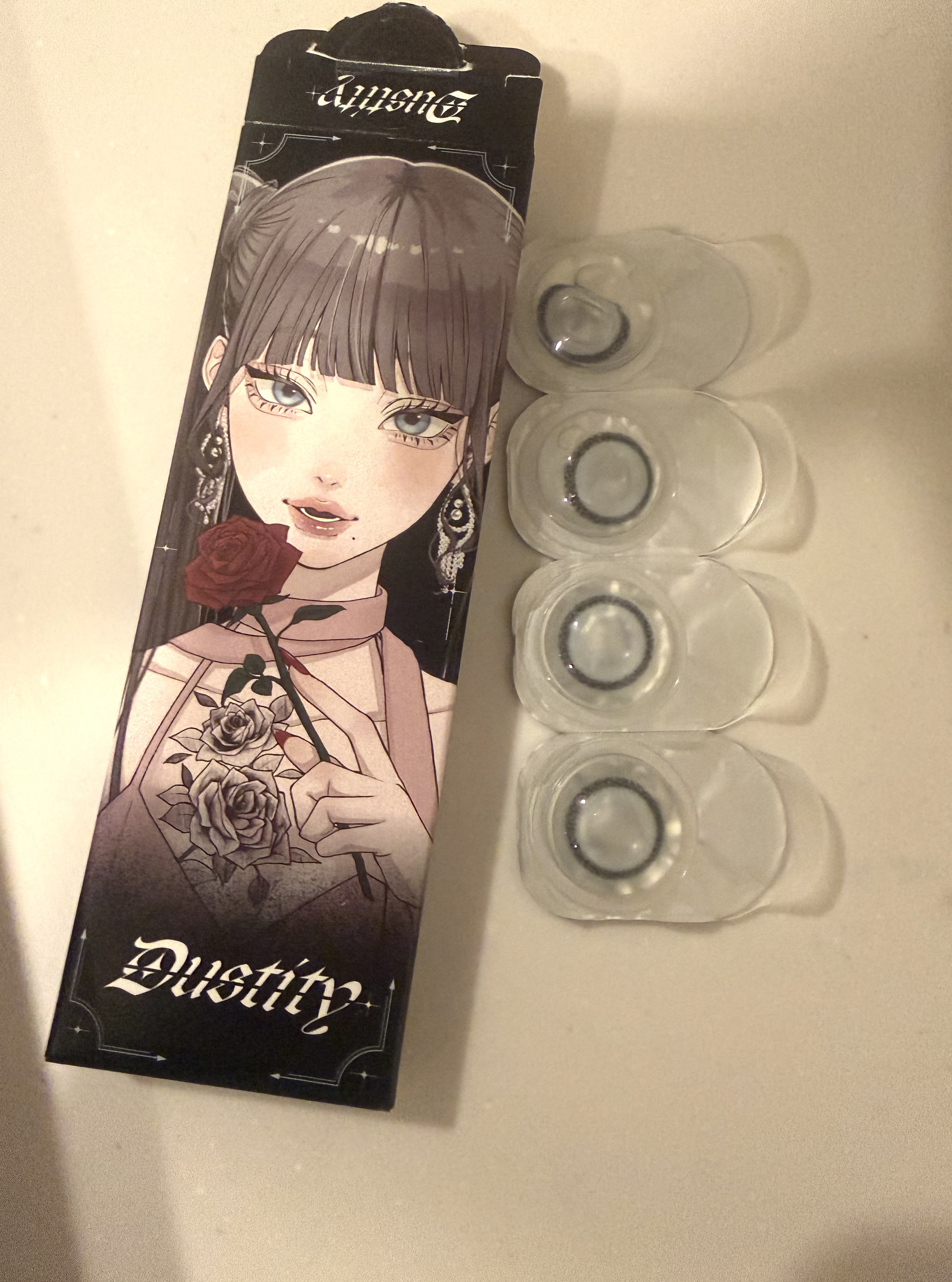 Dustity 煩悩ブルー/Dustity/ワンデー（１DAY）カラコンを使ったクチコミ（1枚目）