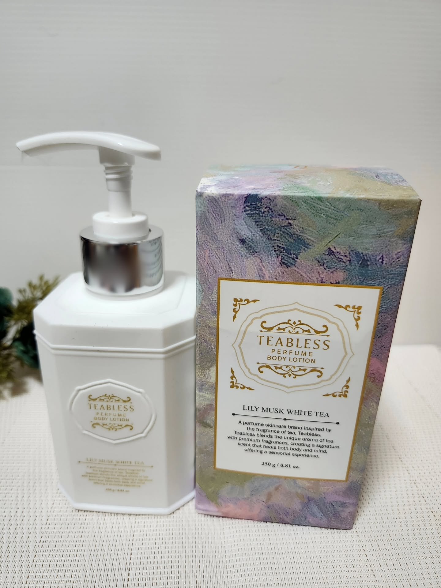 パフュームボディローション リリィムスクホワイトティー/TEABLESS/ボディローションを使ったクチコミ（3枚目）