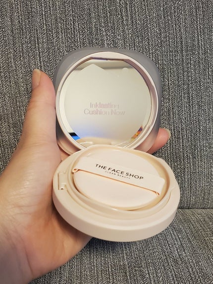 インクラスティングクッションファンデーション/THE FACE SHOP/クッションファンデーションを使ったクチコミ(7枚目)